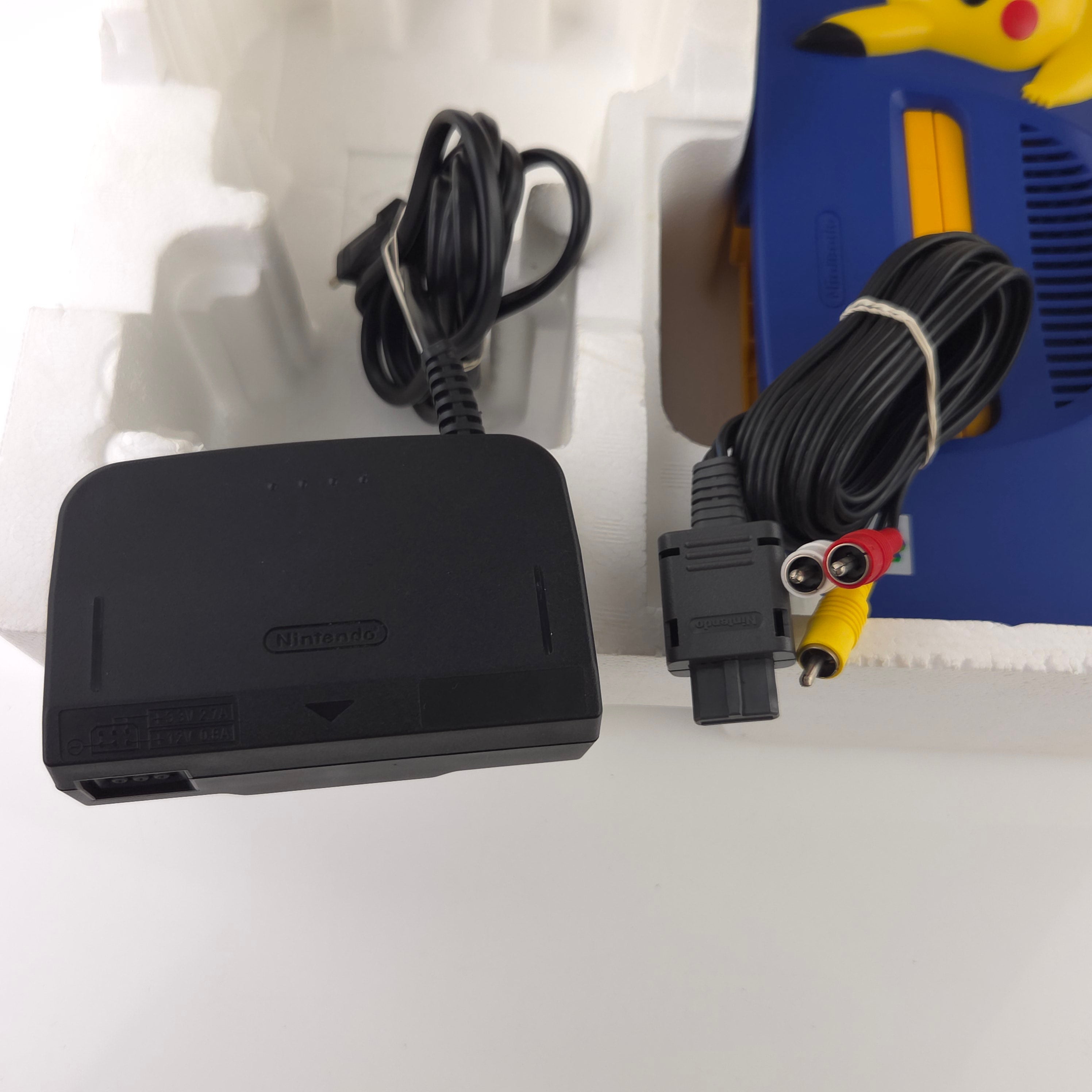 Nintendo 64 Konsole : Pokemon Pikachu Edition - N64 OVP PAL Console