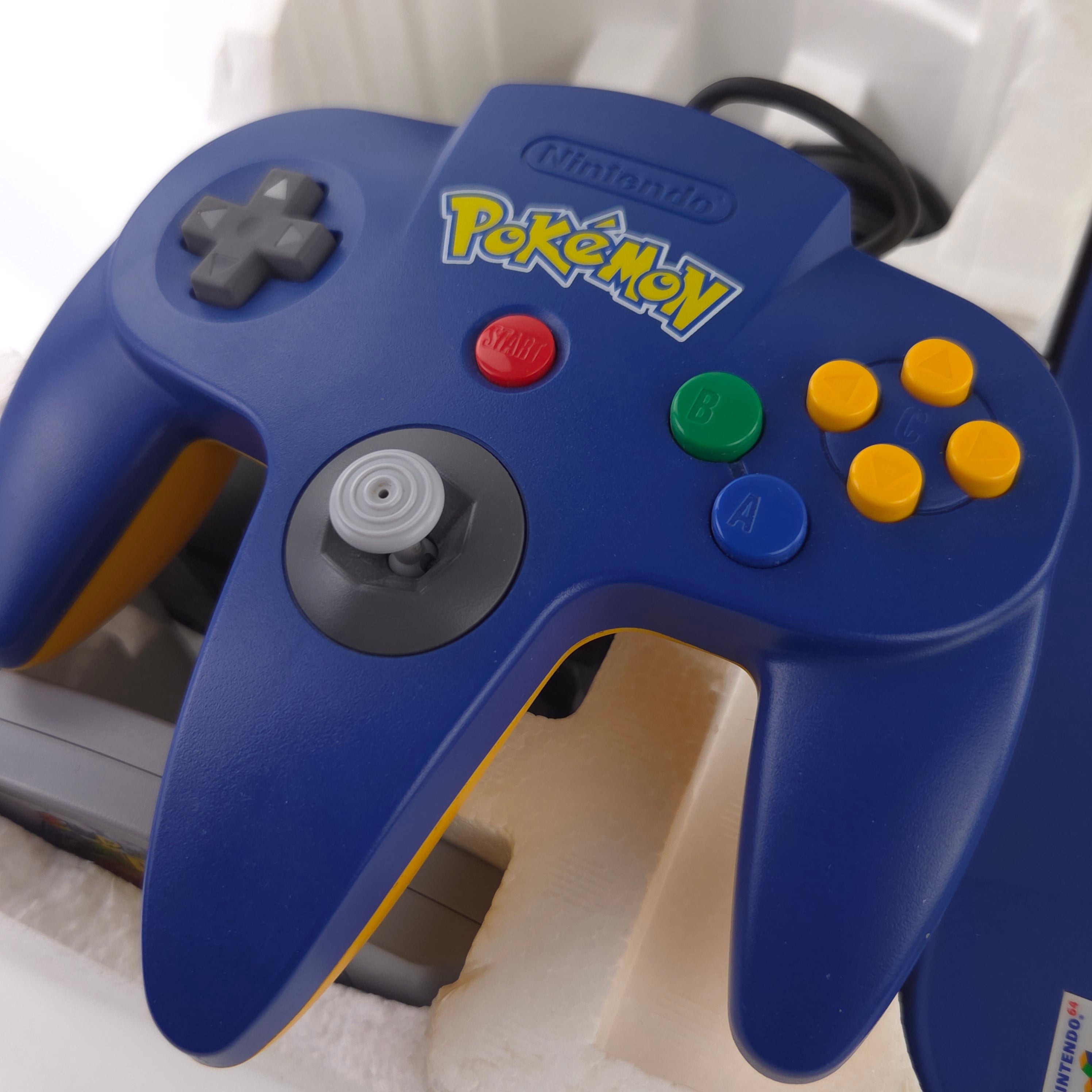 Nintendo 64 Konsole : Pokemon Pikachu Edition - N64 OVP PAL Console