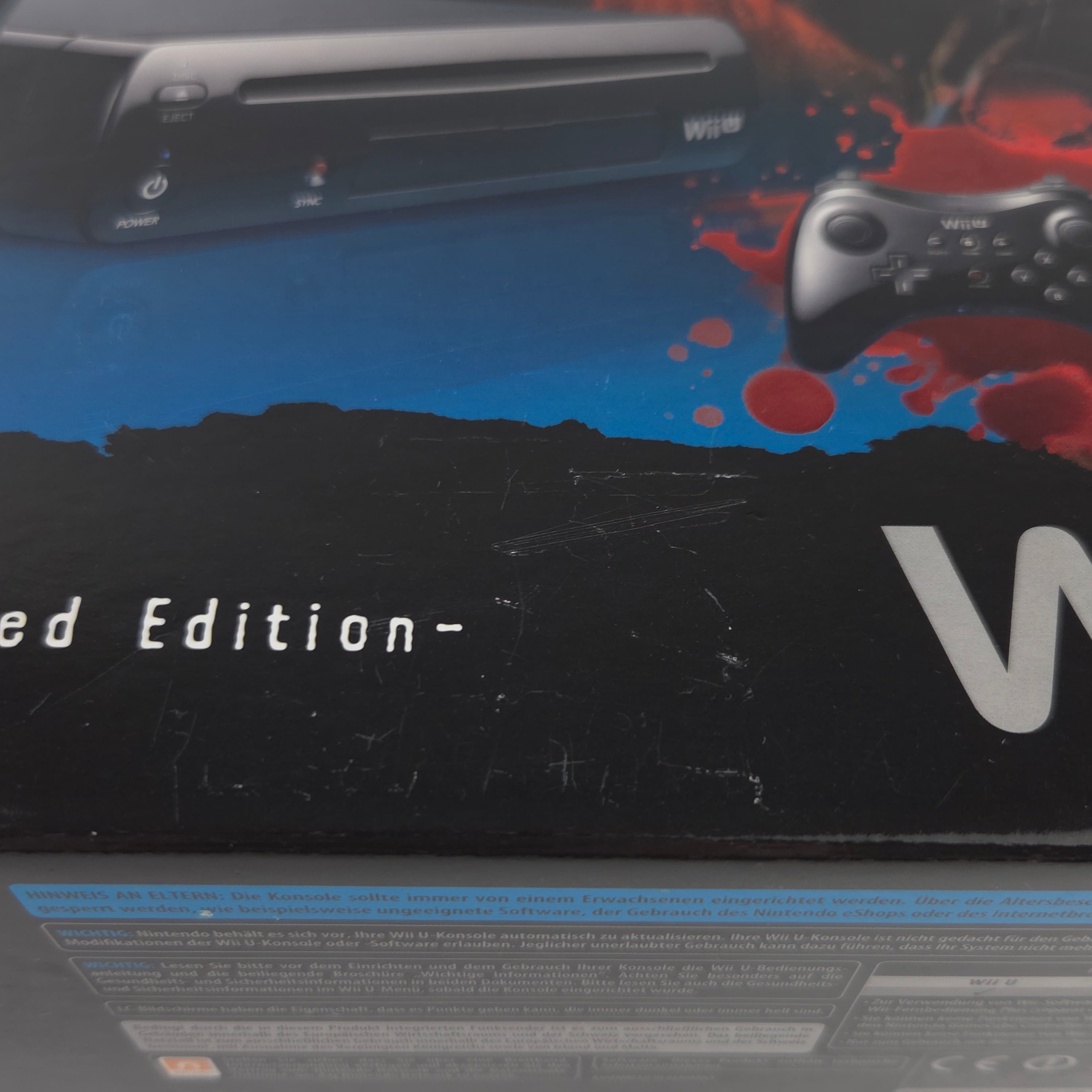 Nintendo Wii U Konsole : Zombie U Premium Pack Limited Edition 32GB - OVP PAL