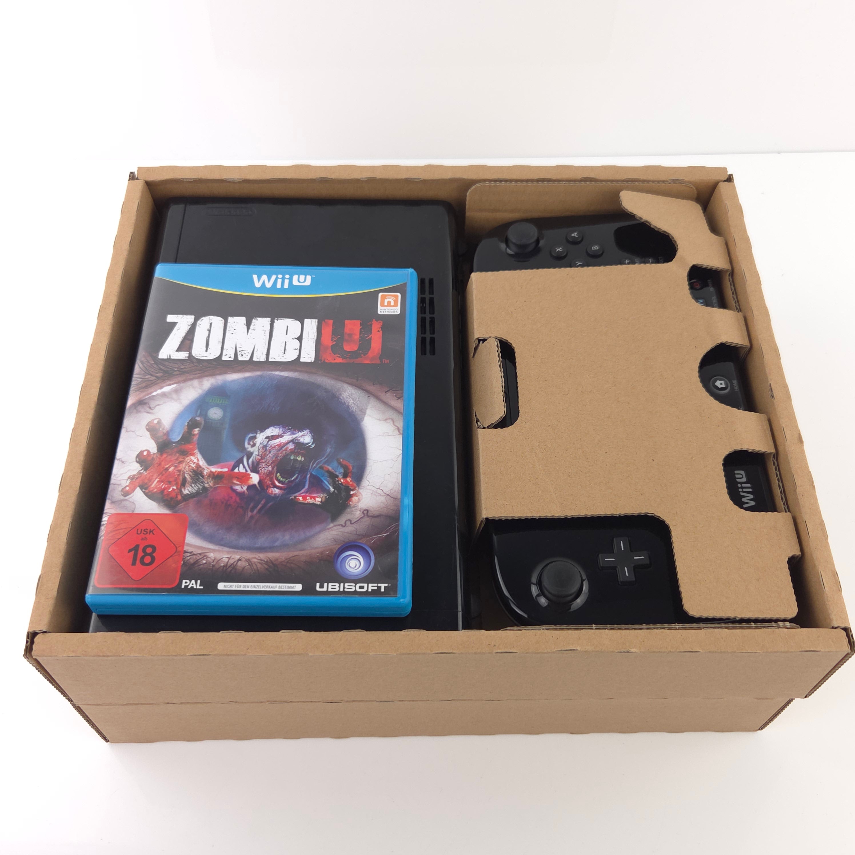 Nintendo Wii U Konsole : Zombie U Premium Pack Limited Edition 32GB - OVP PAL