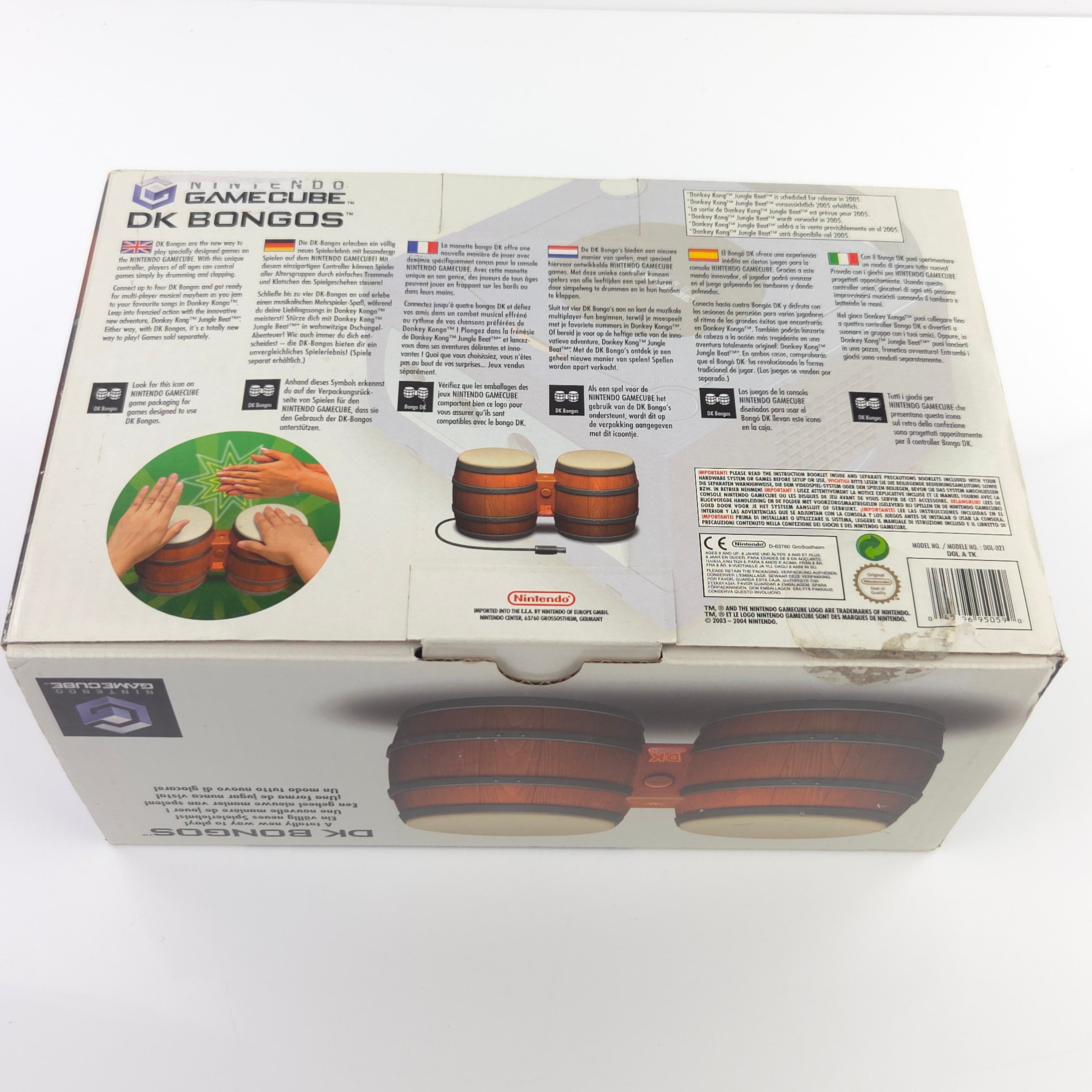 Nintendo Gamecube Spiel : Donkey Konga Pak Spiel + DK Bongos / Donkey Kong OVP