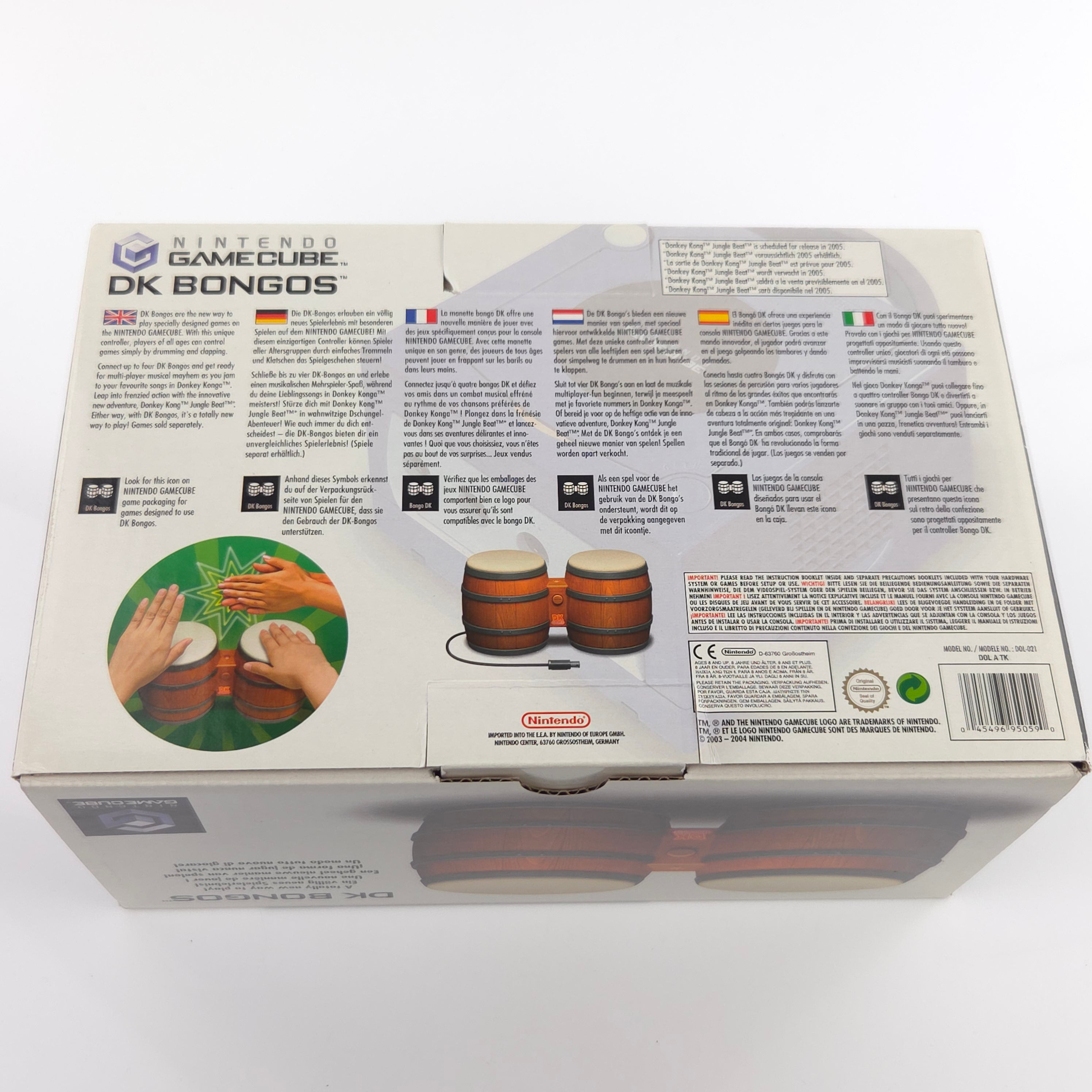 Nintendo Gamecube Spiel : Donkey Konga Pak Spiel + DK Bongos / OVP Donkey Kong