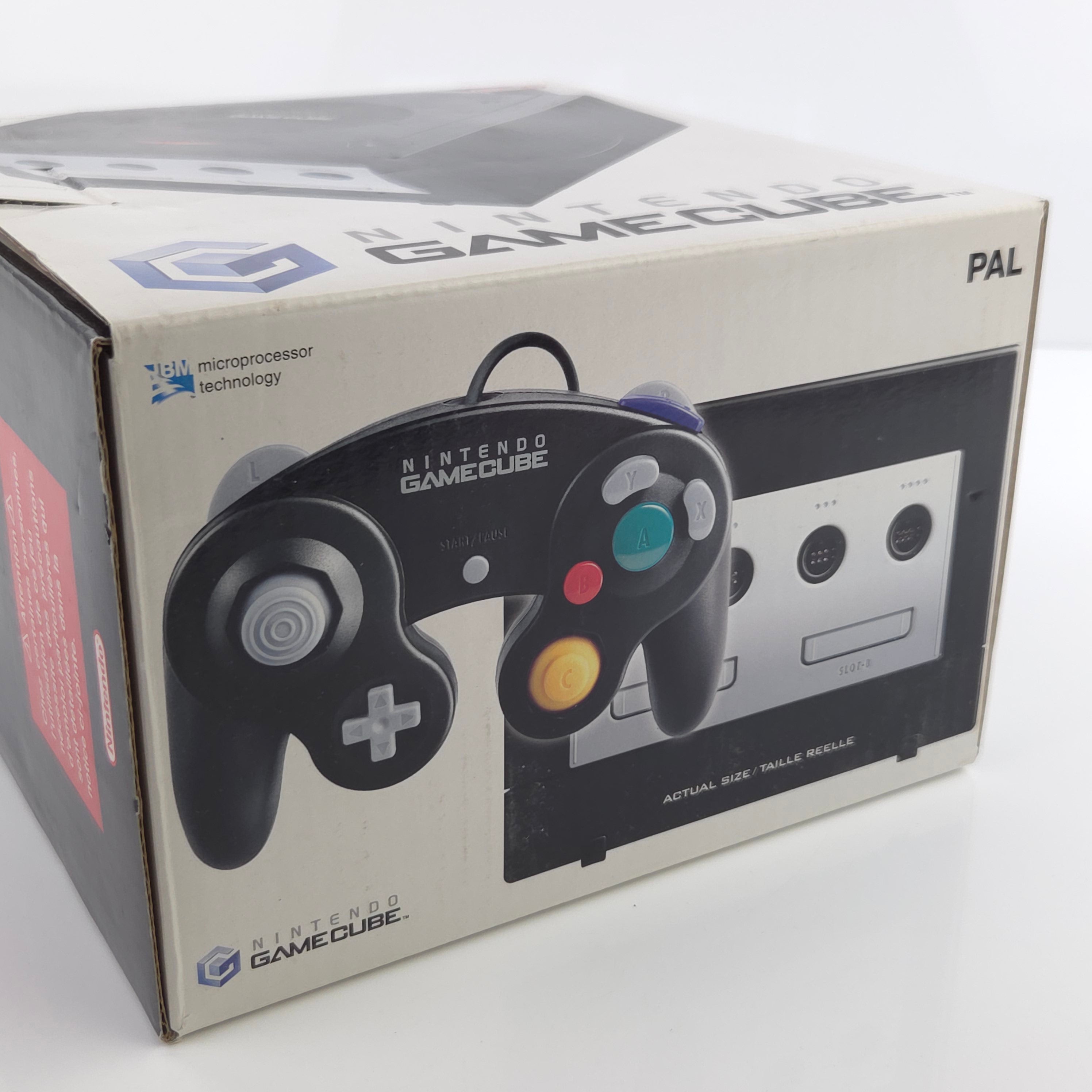 Nintendo Gamecube Konsole : Schwarz / Black Console PAL OVP