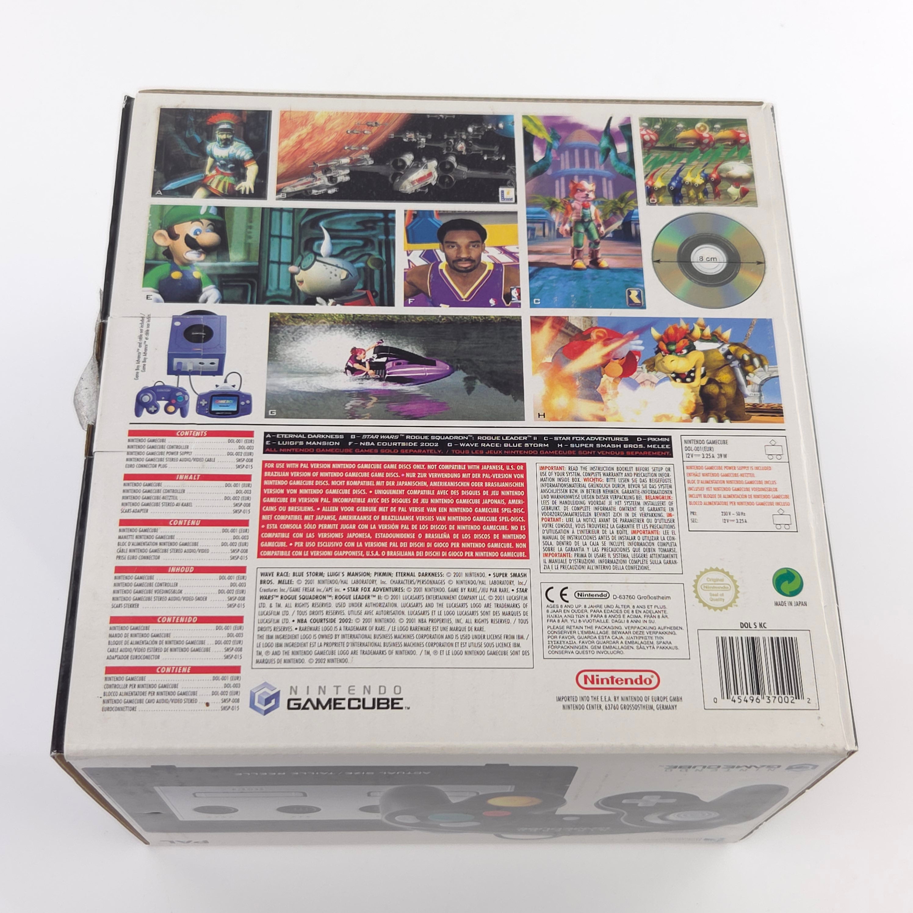 Nintendo Gamecube Konsole : Schwarz / Black Console PAL OVP