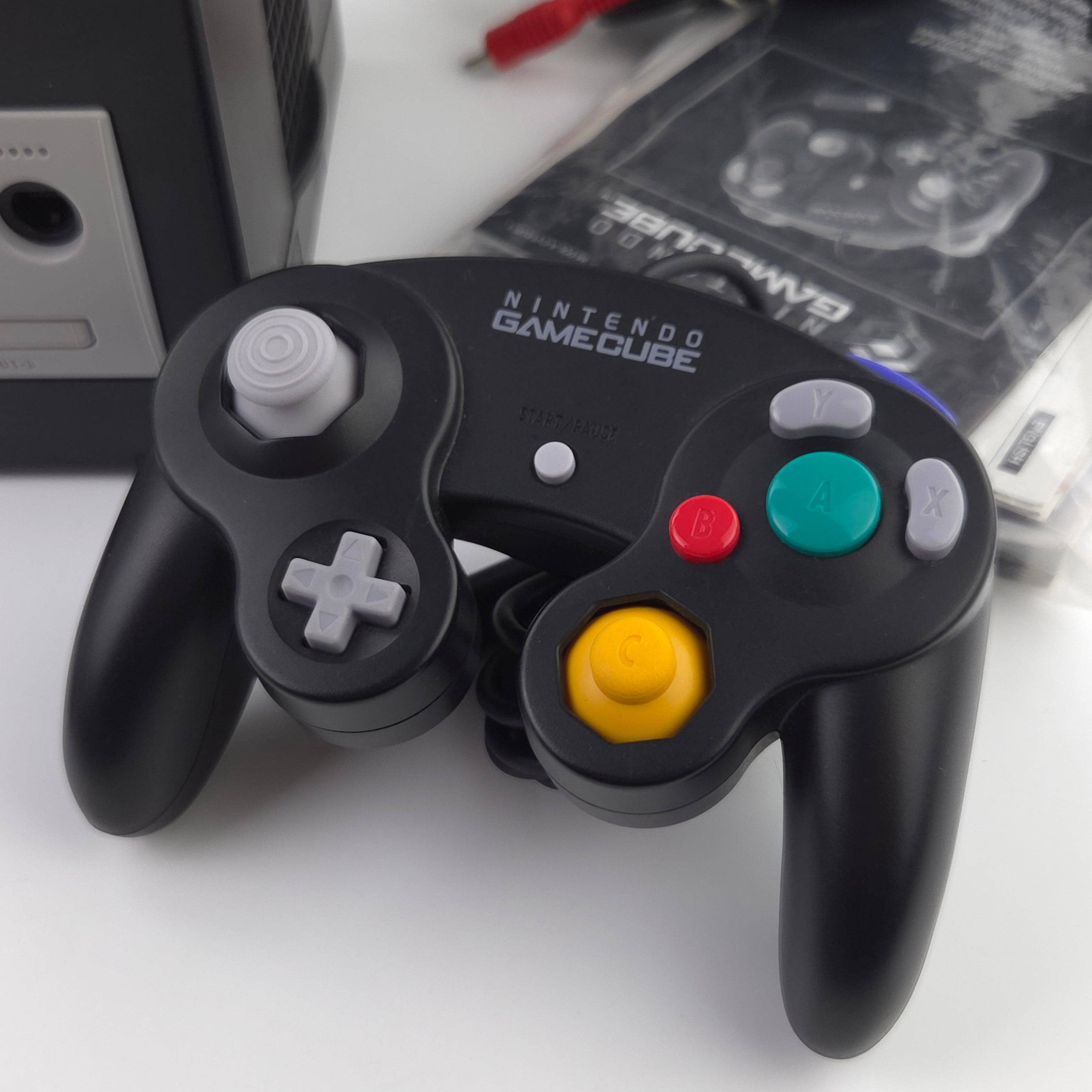 Nintendo Gamecube Konsole : Schwarz / Black Console PAL OVP