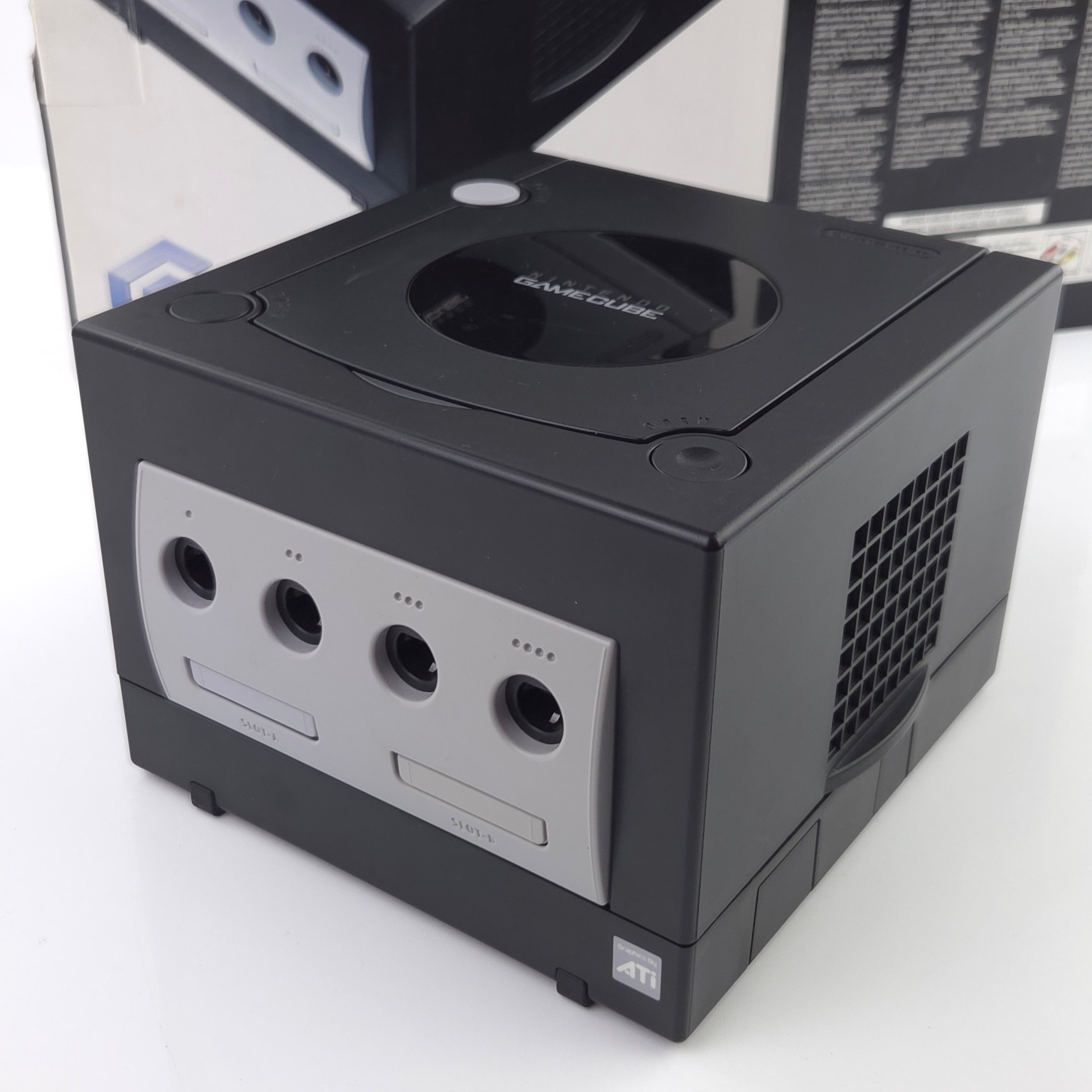 Nintendo Gamecube Konsole : Schwarz / Black Console PAL OVP