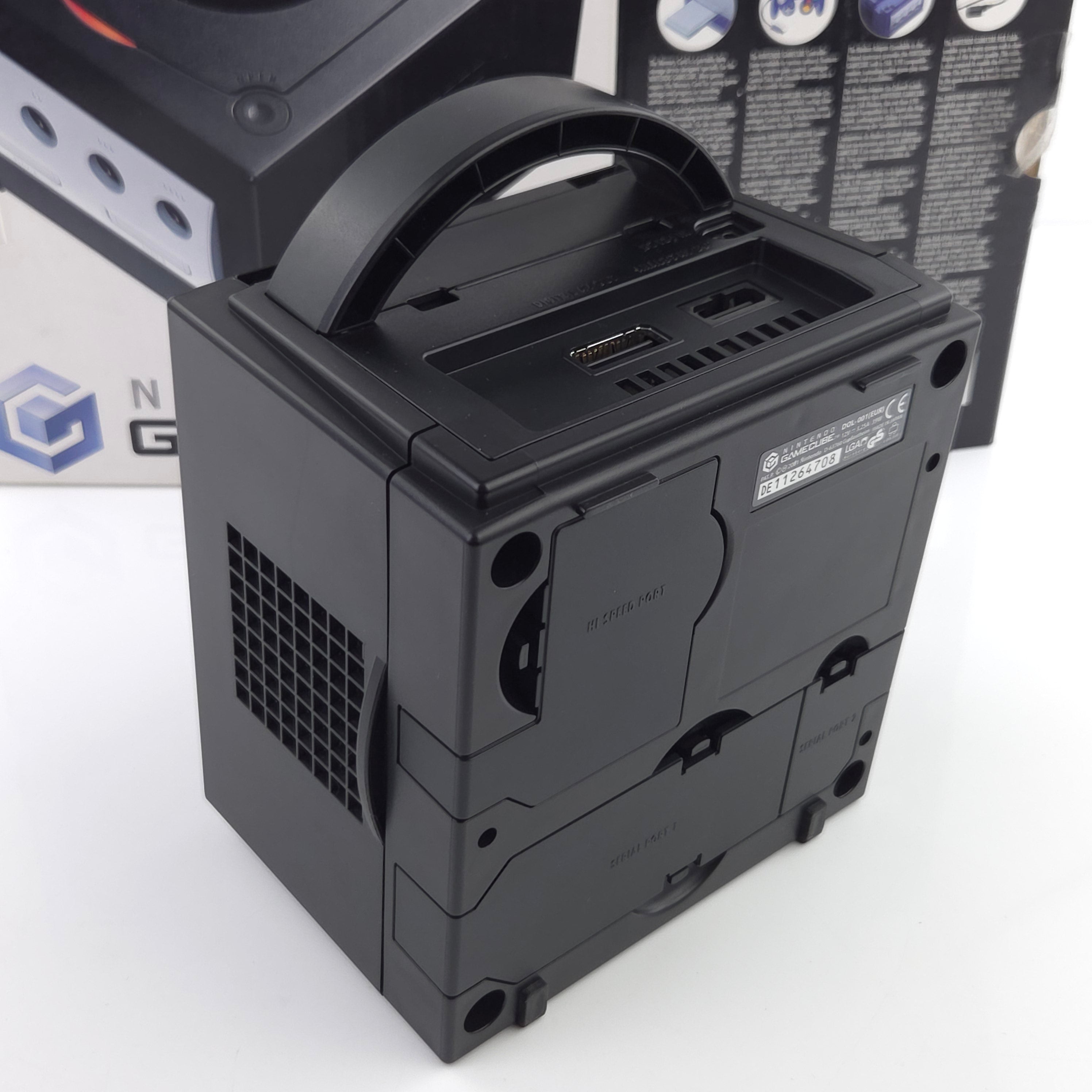 Nintendo Gamecube Konsole : Schwarz / Black Console PAL OVP