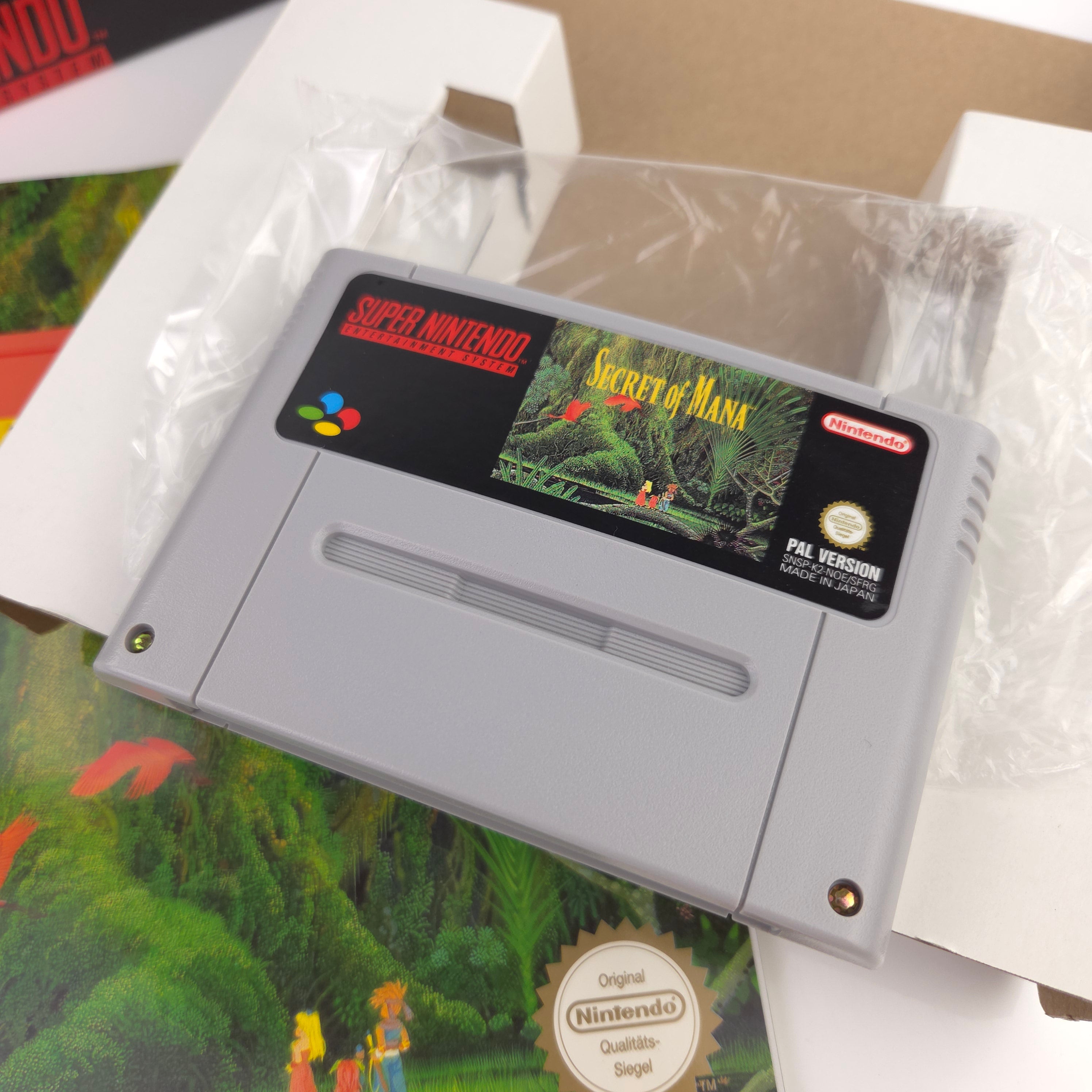 Super Nintendo Spiel : Secret of Mana - SNES Big Box OVP / PAL dt. NOE