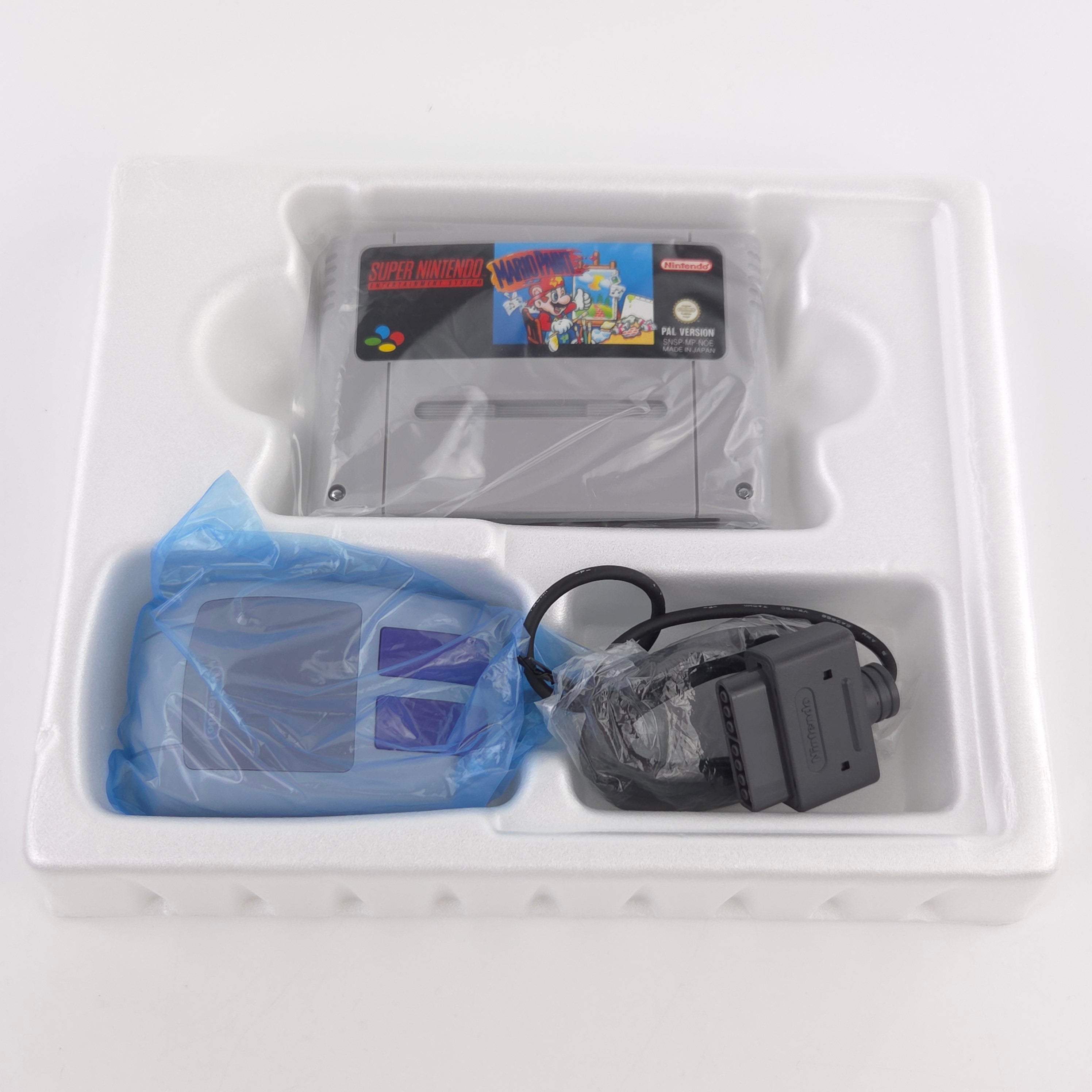 Super Nintendo Spiel : Mario Paint - SNES Big Box OVP / PAL dt. NOE