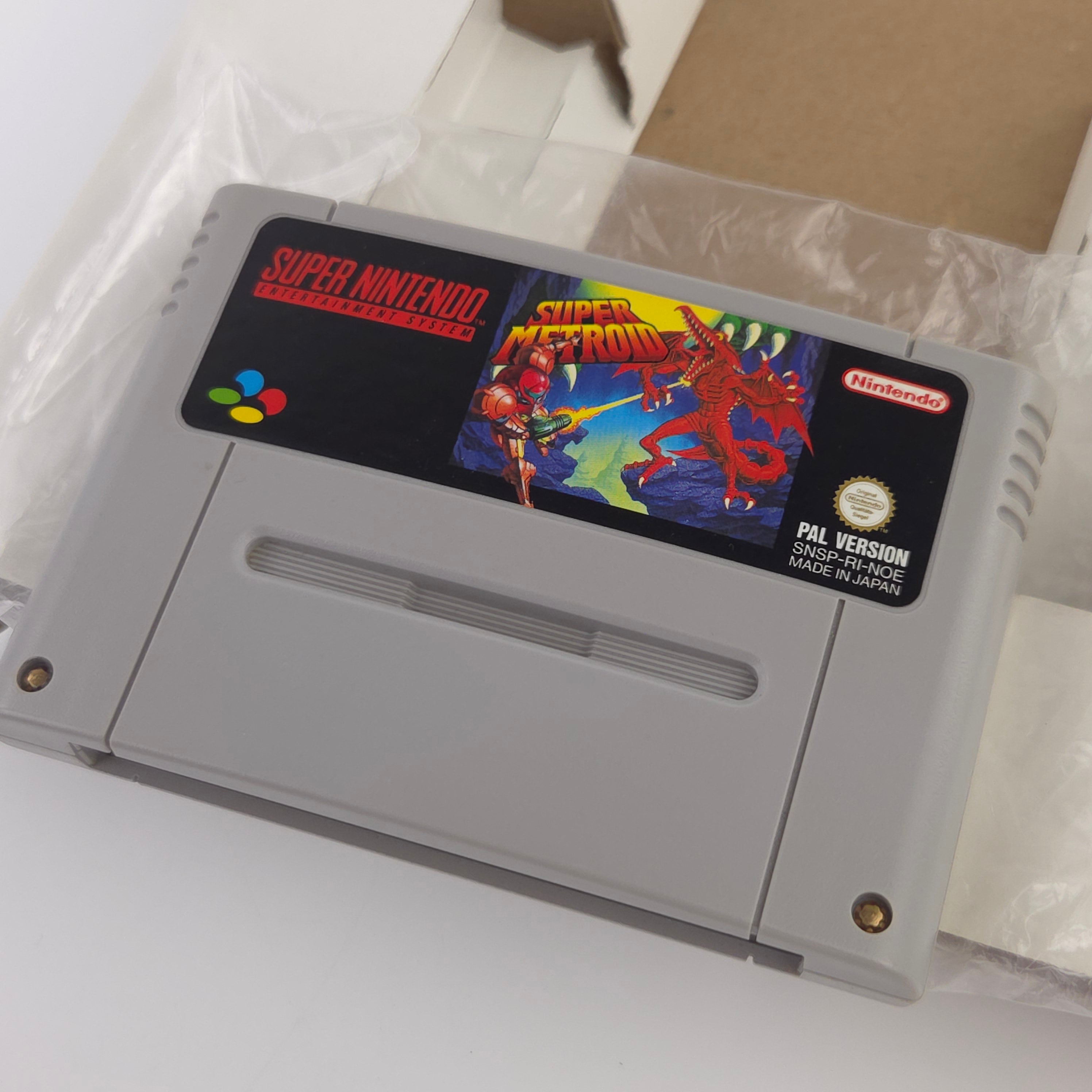 Super Nintendo Spiel : Super Metroid - SNES Big Box OVP / PAL dt. NOE