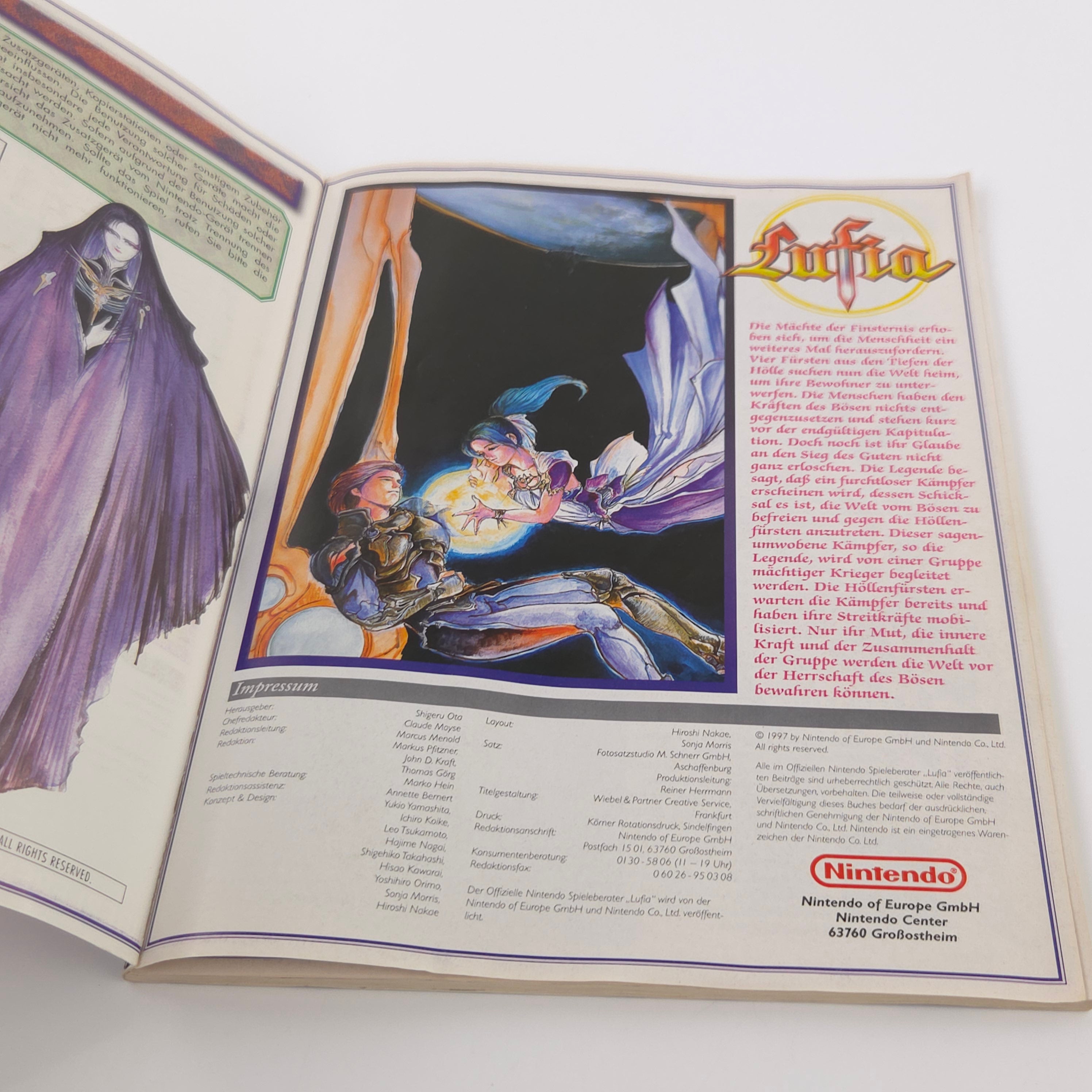 Super Nintendo Spiel : Lufia - SNES Big Box + Spieleberater OVP / PAL dt. NOE