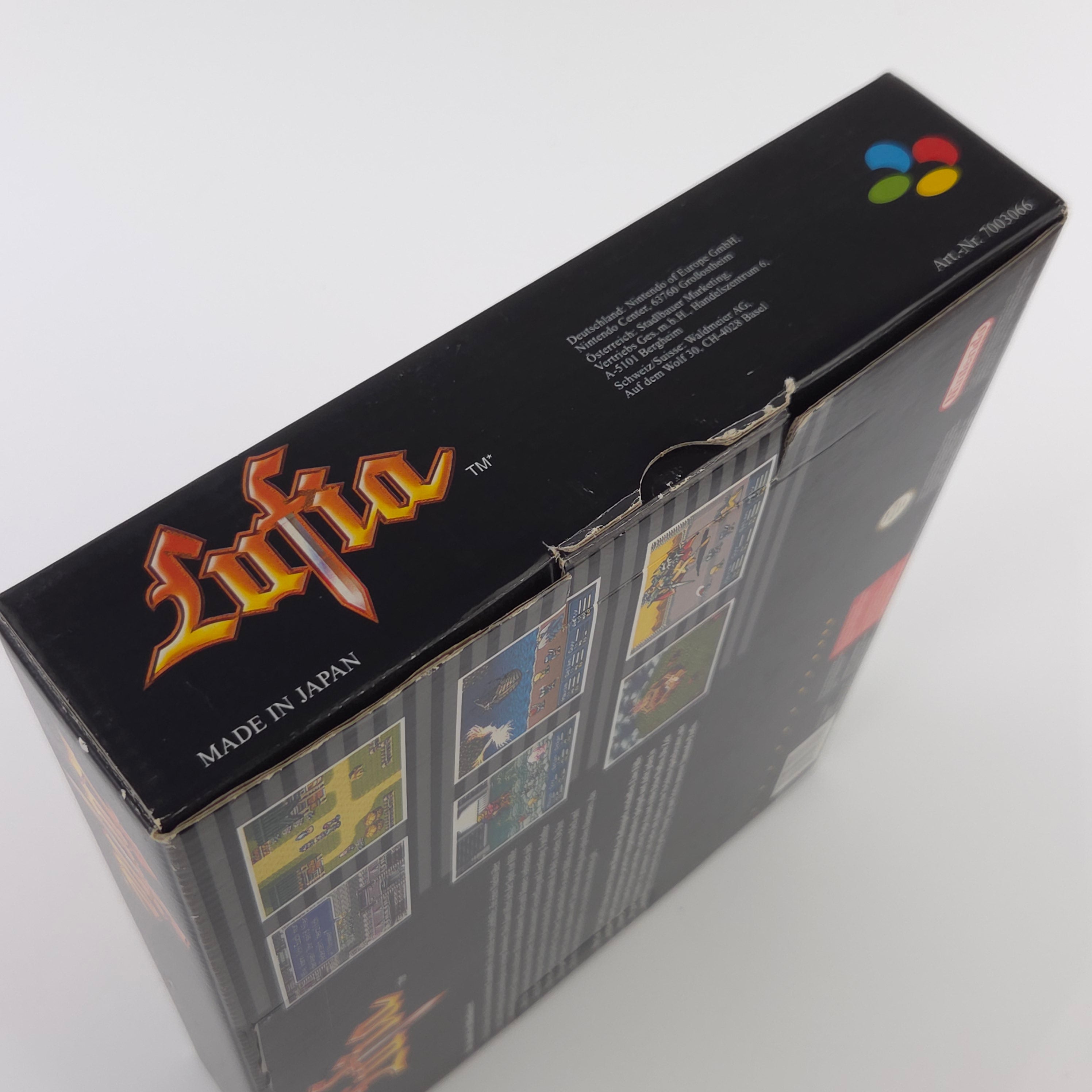 Super Nintendo Spiel : Lufia - SNES Big Box + Spieleberater OVP / PAL dt. NOE