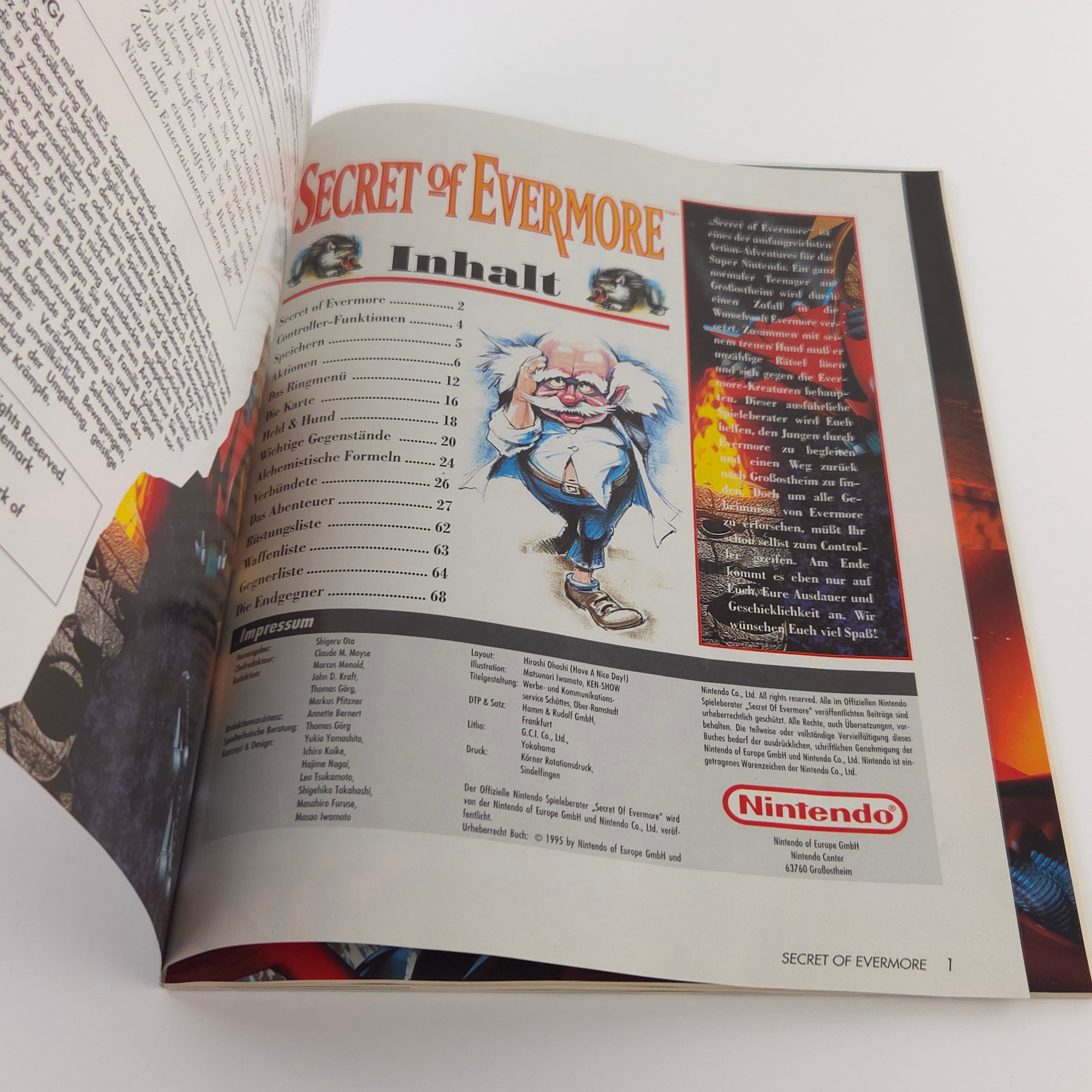 Super Nintendo Spiel : Secret of Evermore - SNES Big Box OVP / PAL dt. NOE