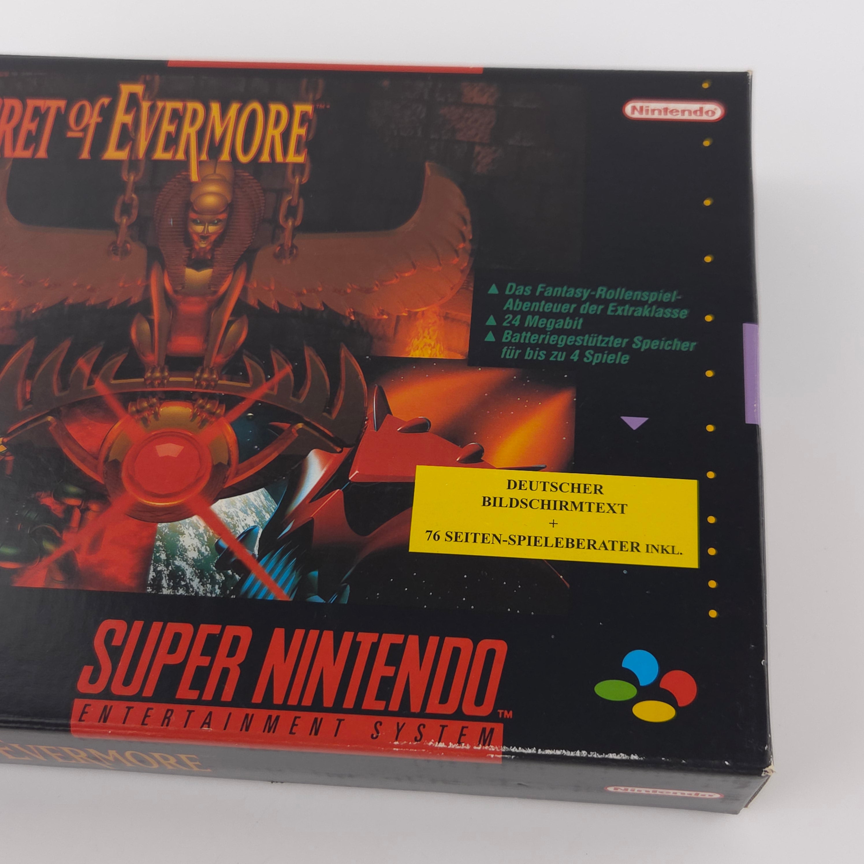 Super Nintendo Spiel : Secret of Evermore - SNES Big Box OVP / PAL dt. NOE