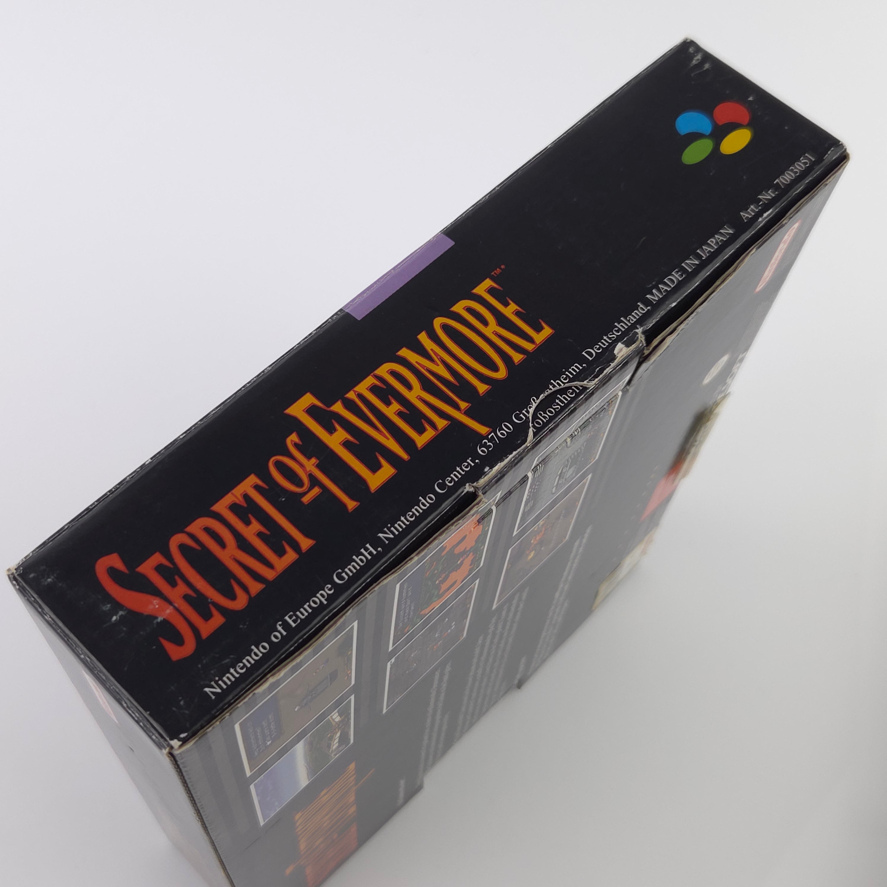 Super Nintendo Spiel : Secret of Evermore - SNES Big Box OVP / PAL dt. NOE