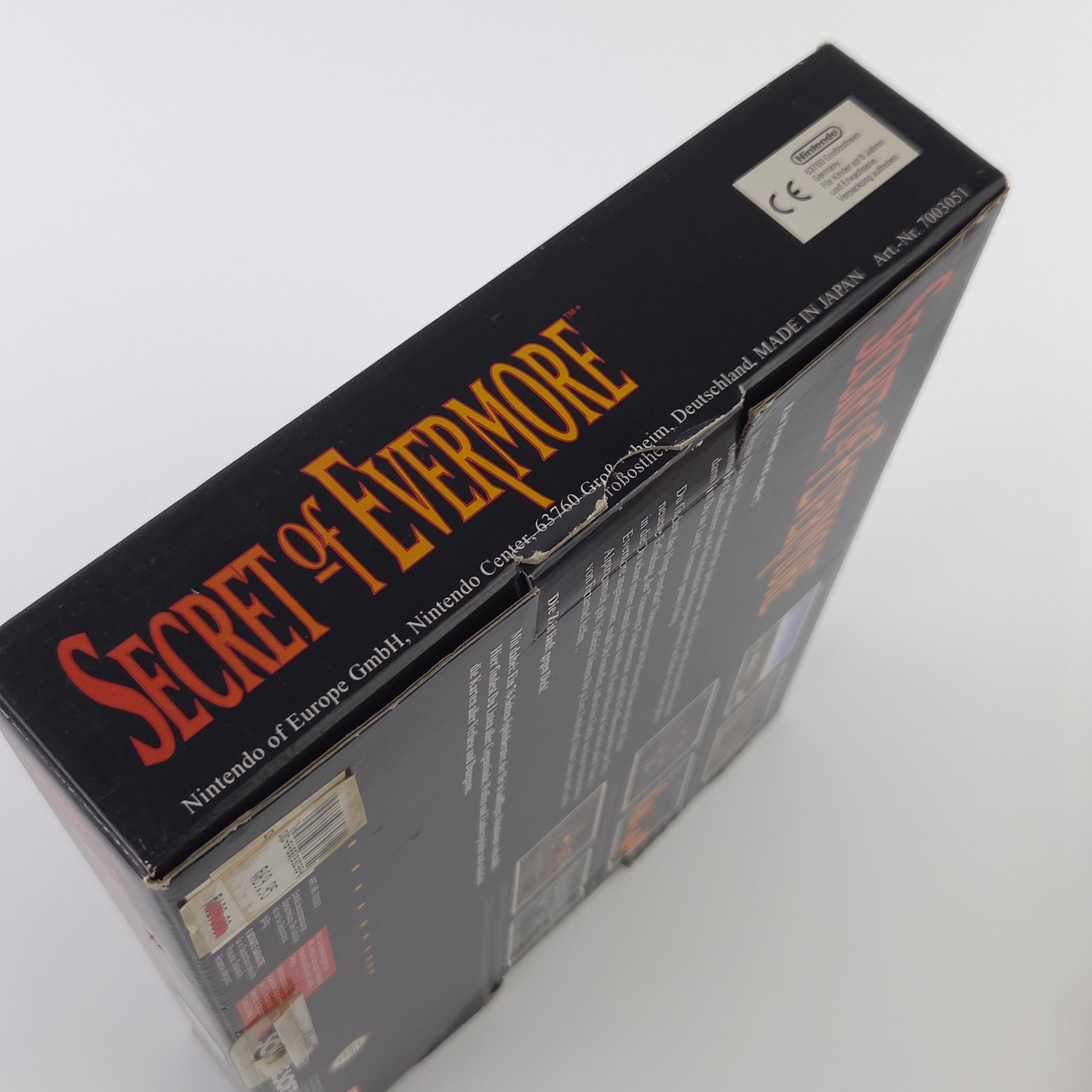 Super Nintendo Spiel : Secret of Evermore - SNES Big Box OVP / PAL dt. NOE