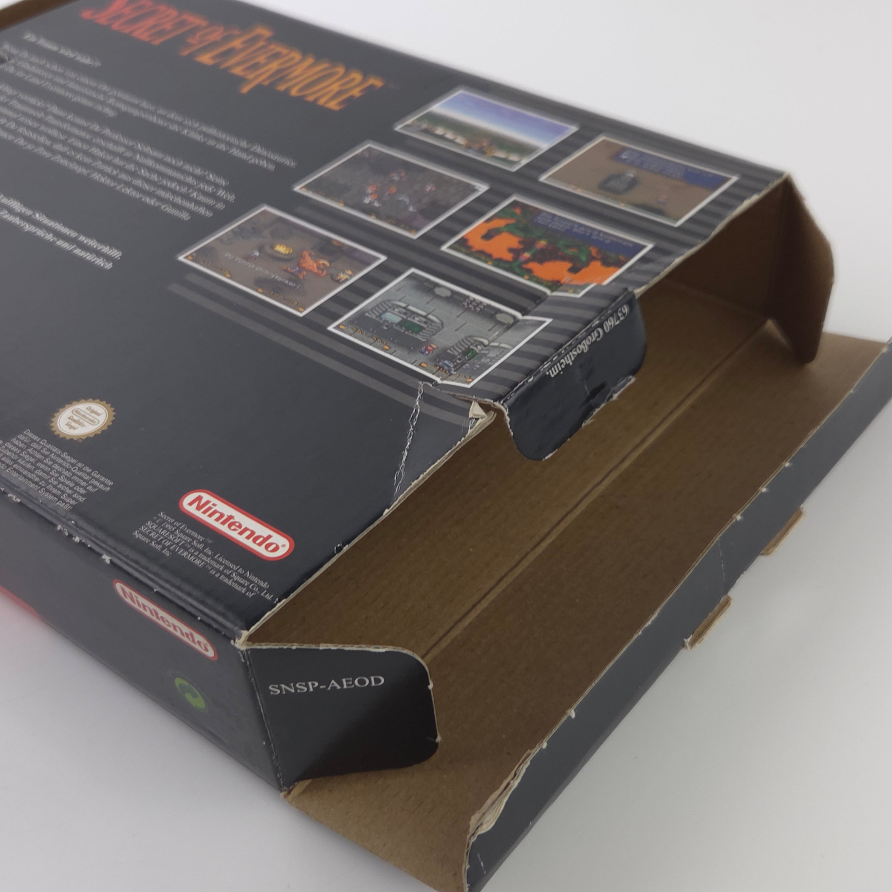 Super Nintendo Spiel : Secret of Evermore - SNES Big Box OVP / PAL dt. NOE