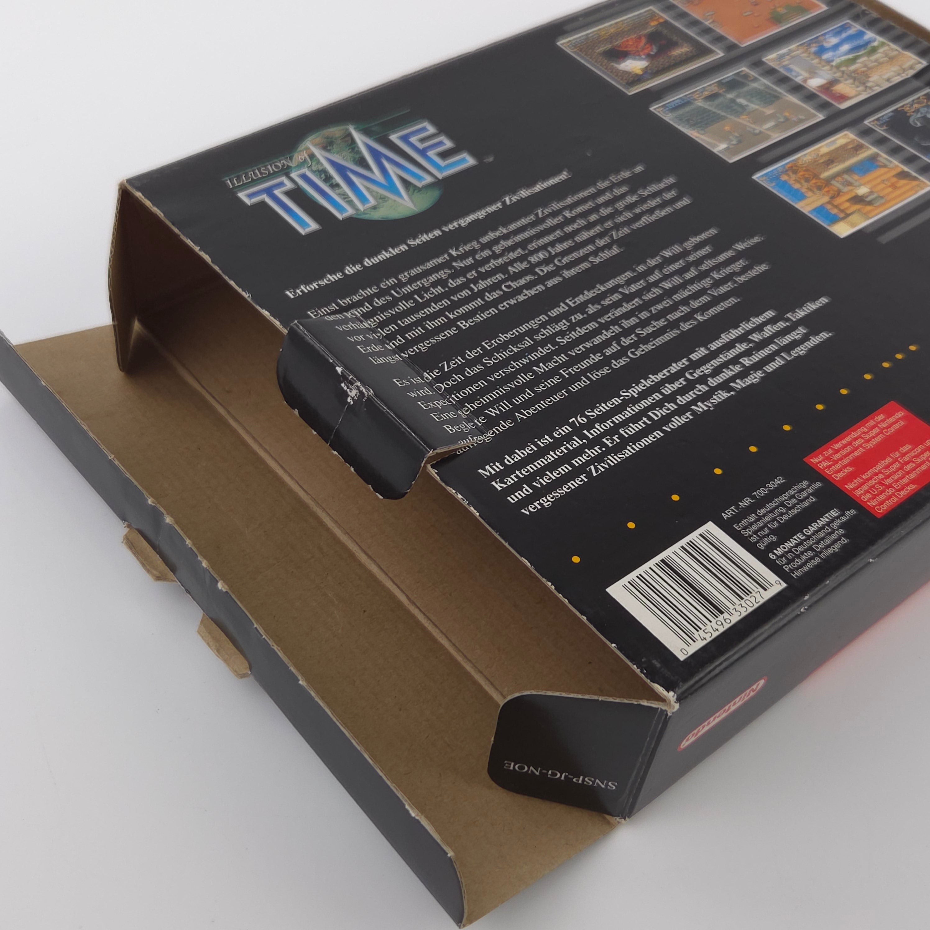 Super Nintendo Spiel : iLLusion of Time - SNES Big Box OVP / PAL dt NOE Quintet