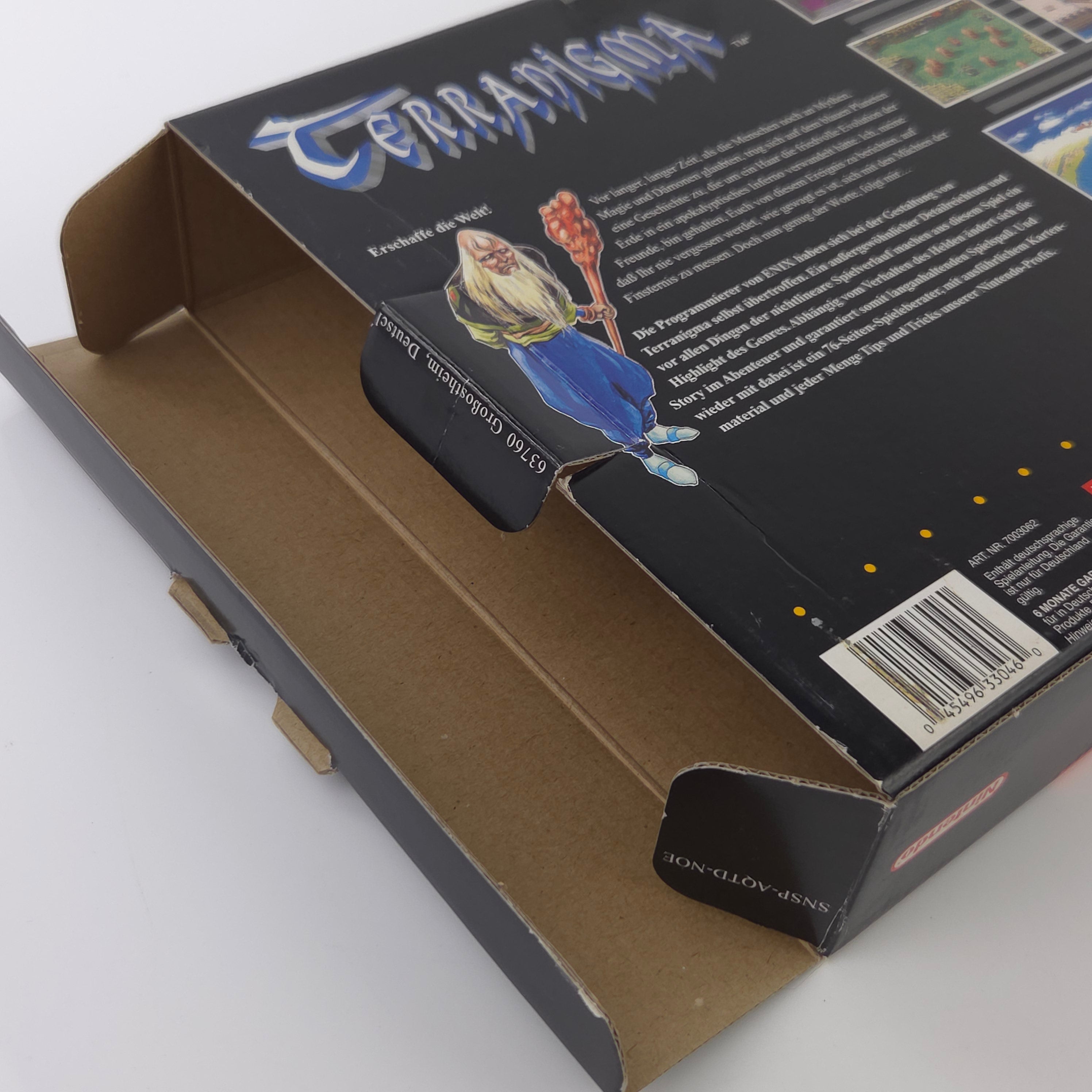 Super Nintendo Spiel : Terranigma - SNES Big Box OVP / PAL dt NOE Quintet