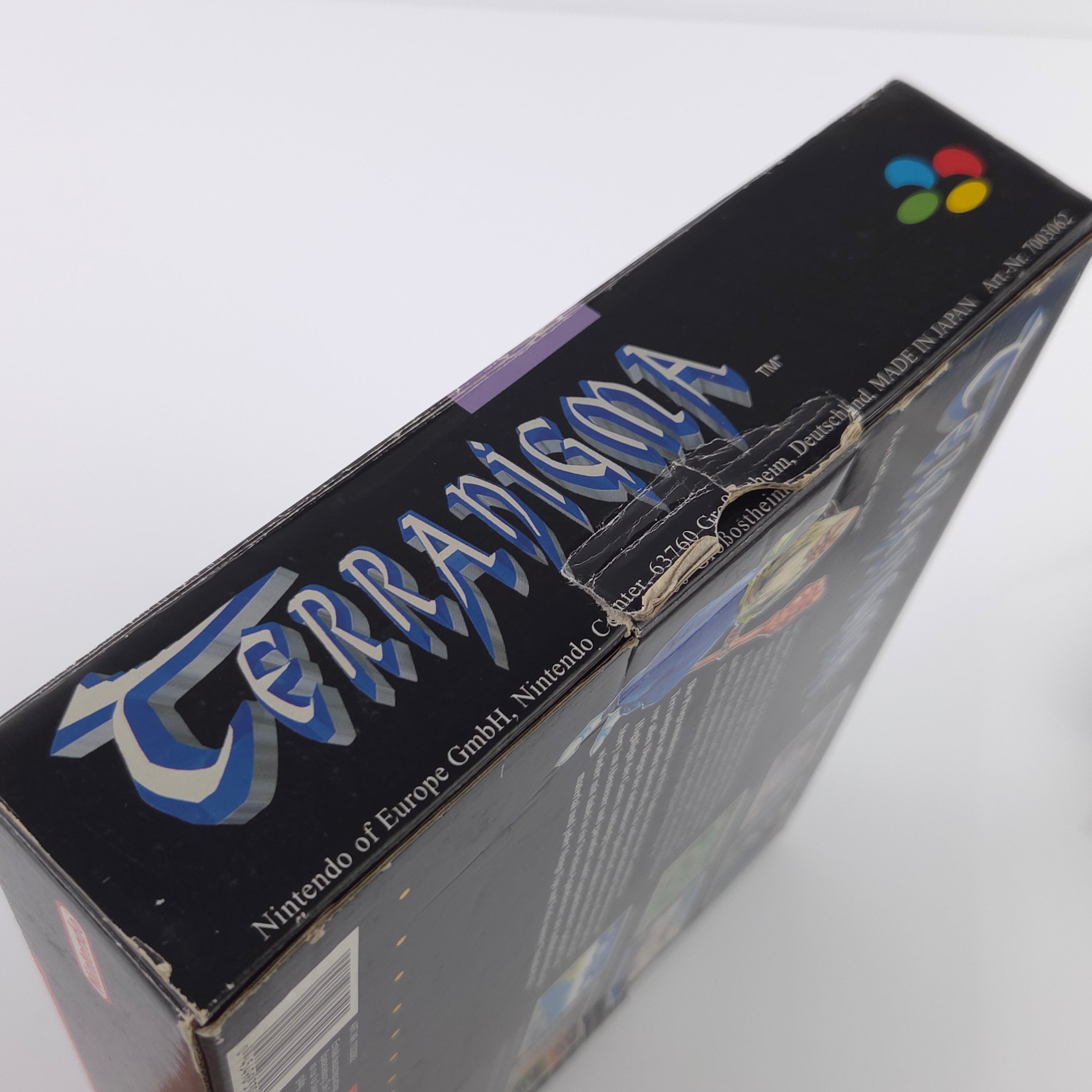 Super Nintendo Spiel : Terranigma - SNES Big Box OVP PAL dt NOE Quintet