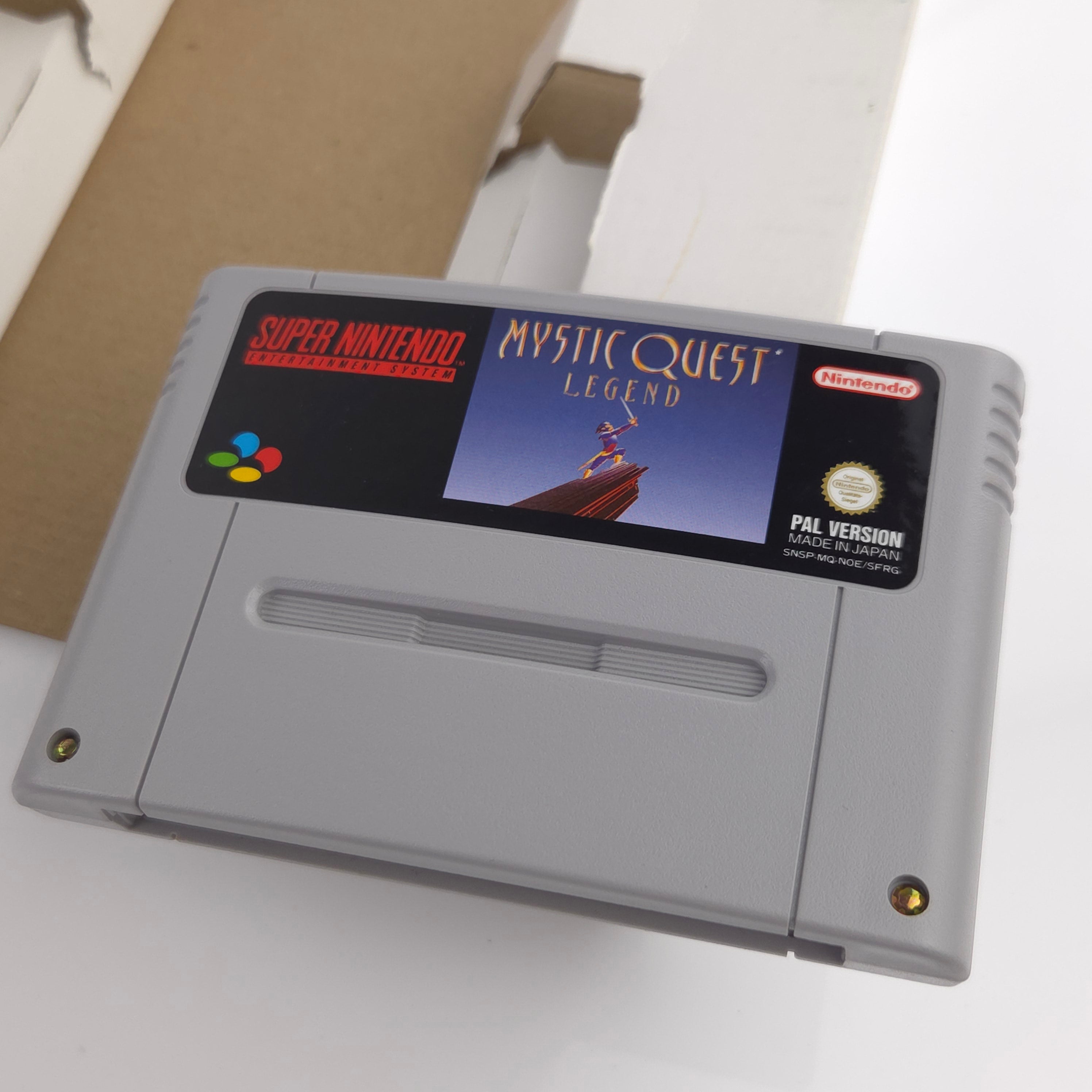 Super Nintendo Spiel : Mystic Quest Legend - SNES Big Box OVP / PAL dt. NOE
