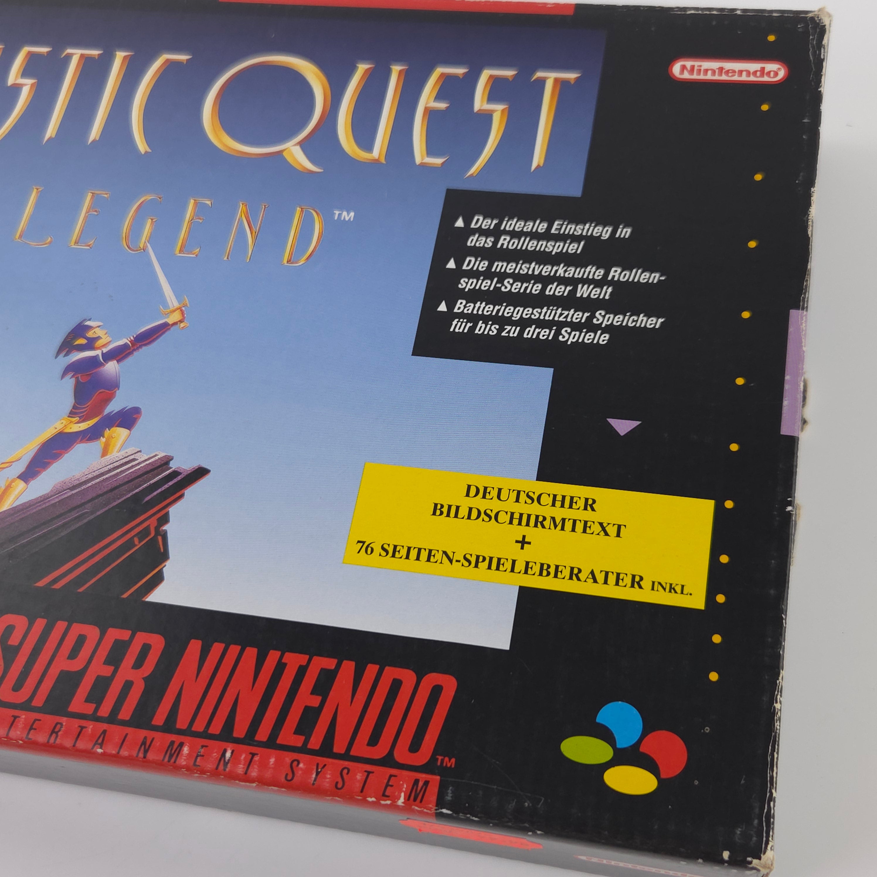 Super Nintendo Spiel : Mystic Quest Legend - SNES Big Box OVP / PAL dt. NOE