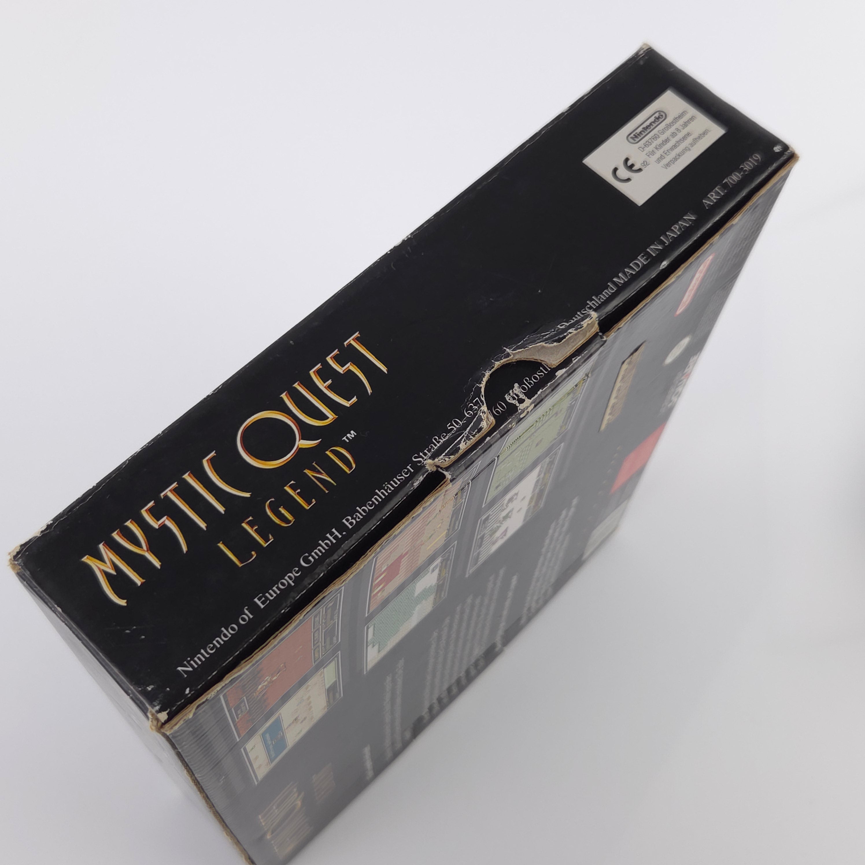Super Nintendo Spiel : Mystic Quest Legend - SNES Big Box OVP / PAL dt. NOE
