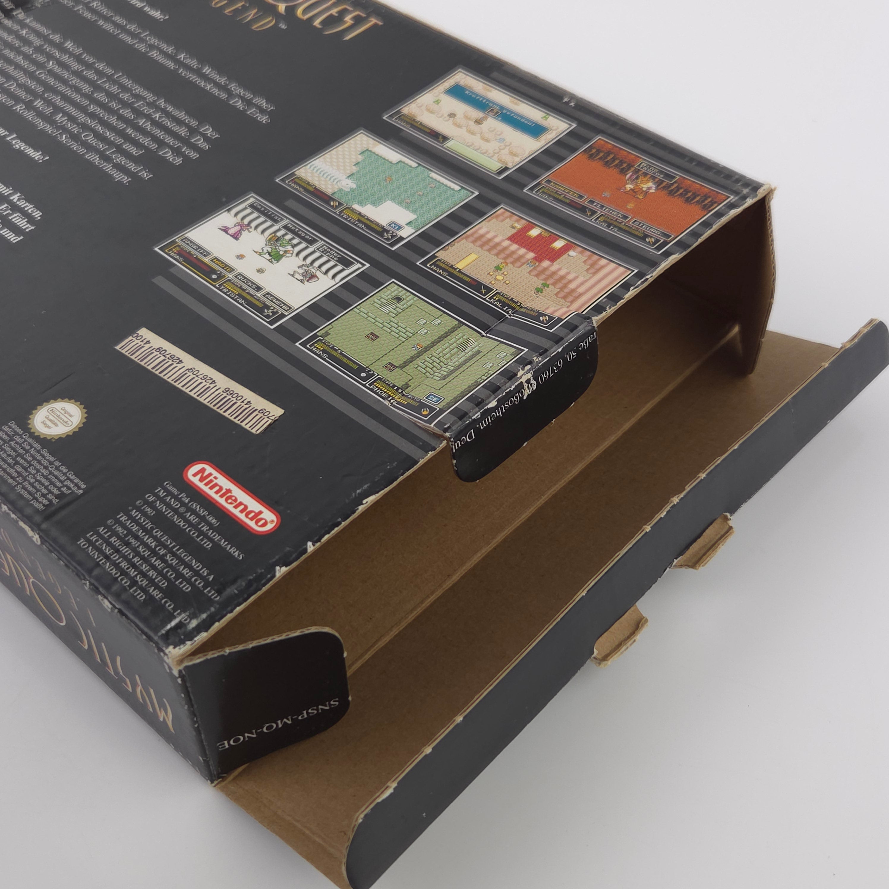 Super Nintendo Spiel : Mystic Quest Legend - SNES Big Box OVP / PAL dt. NOE