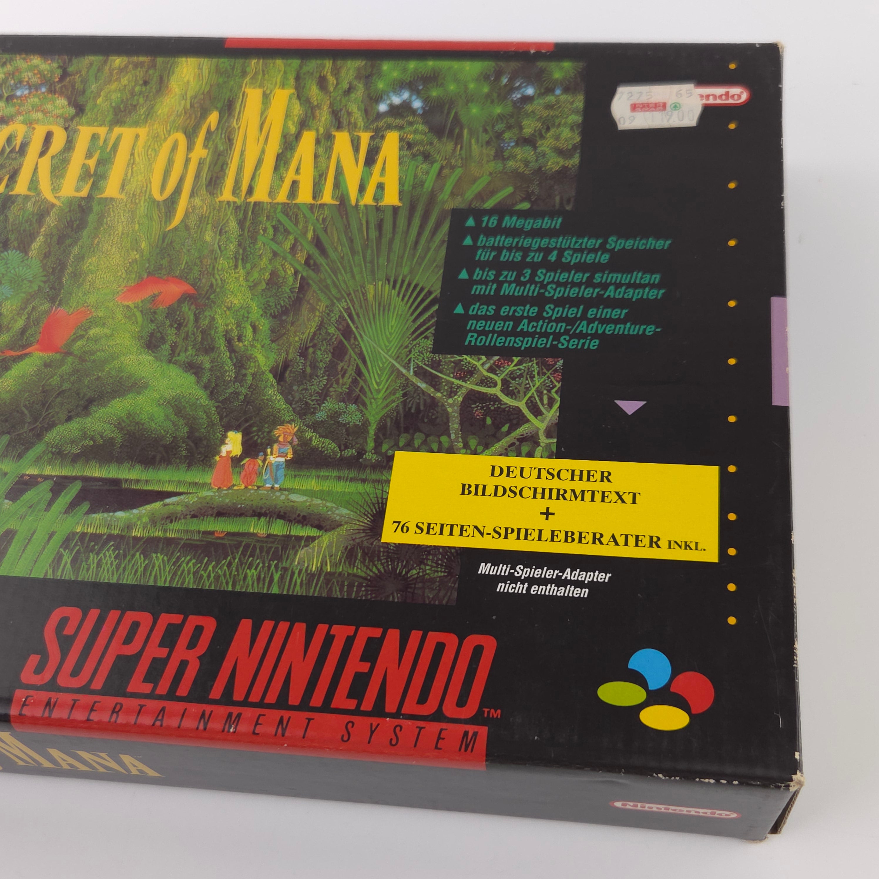 Super Nintendo Spiel : Secret of Mana - SNES Big Box OVP no Inlay / PAL dt. NOE