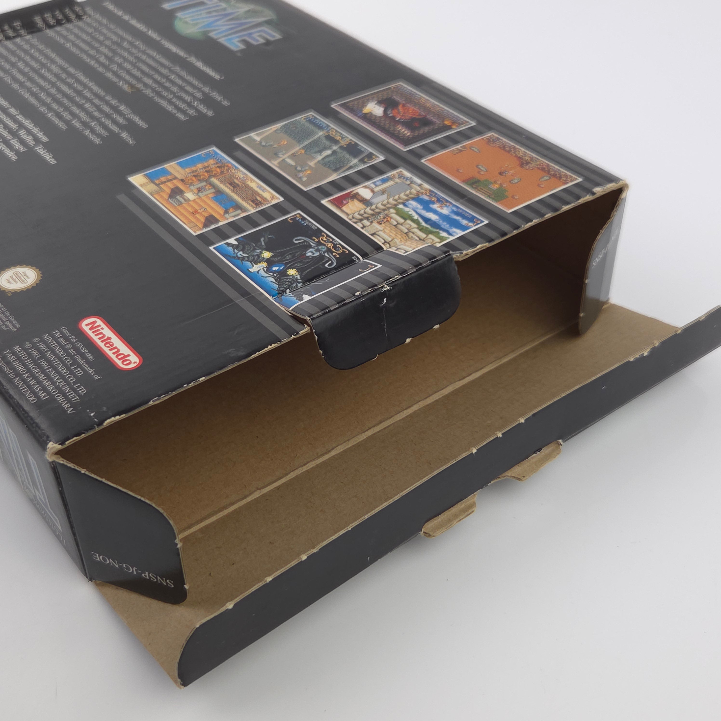 Super Nintendo Spiel : iLLusion of Time - SNES Big Box OVP no Inlay / PAL dt NOE