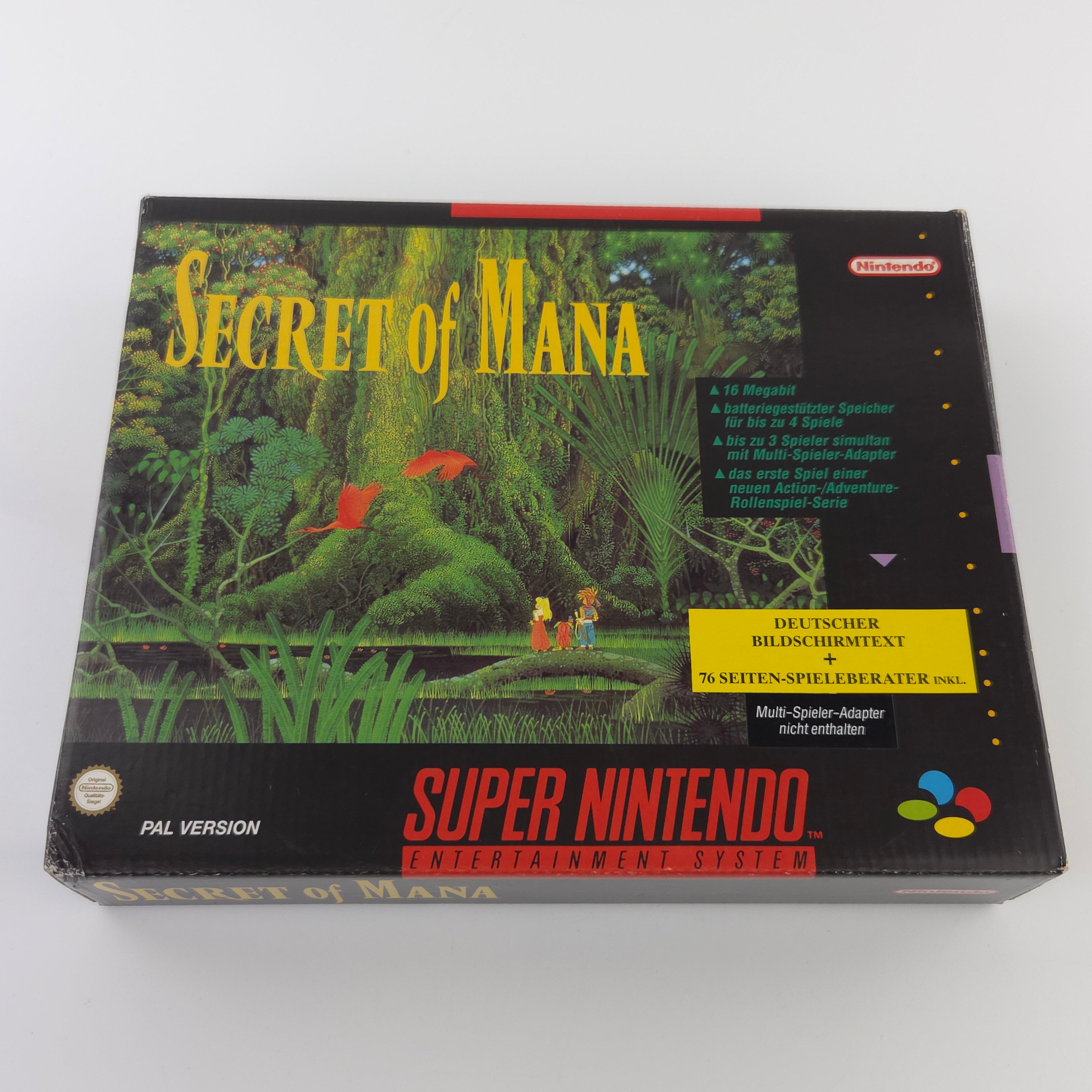 Super Nintendo Spiel : Secret of Mana - SNES Big Box OVP no Inlay / PAL NOE dt.