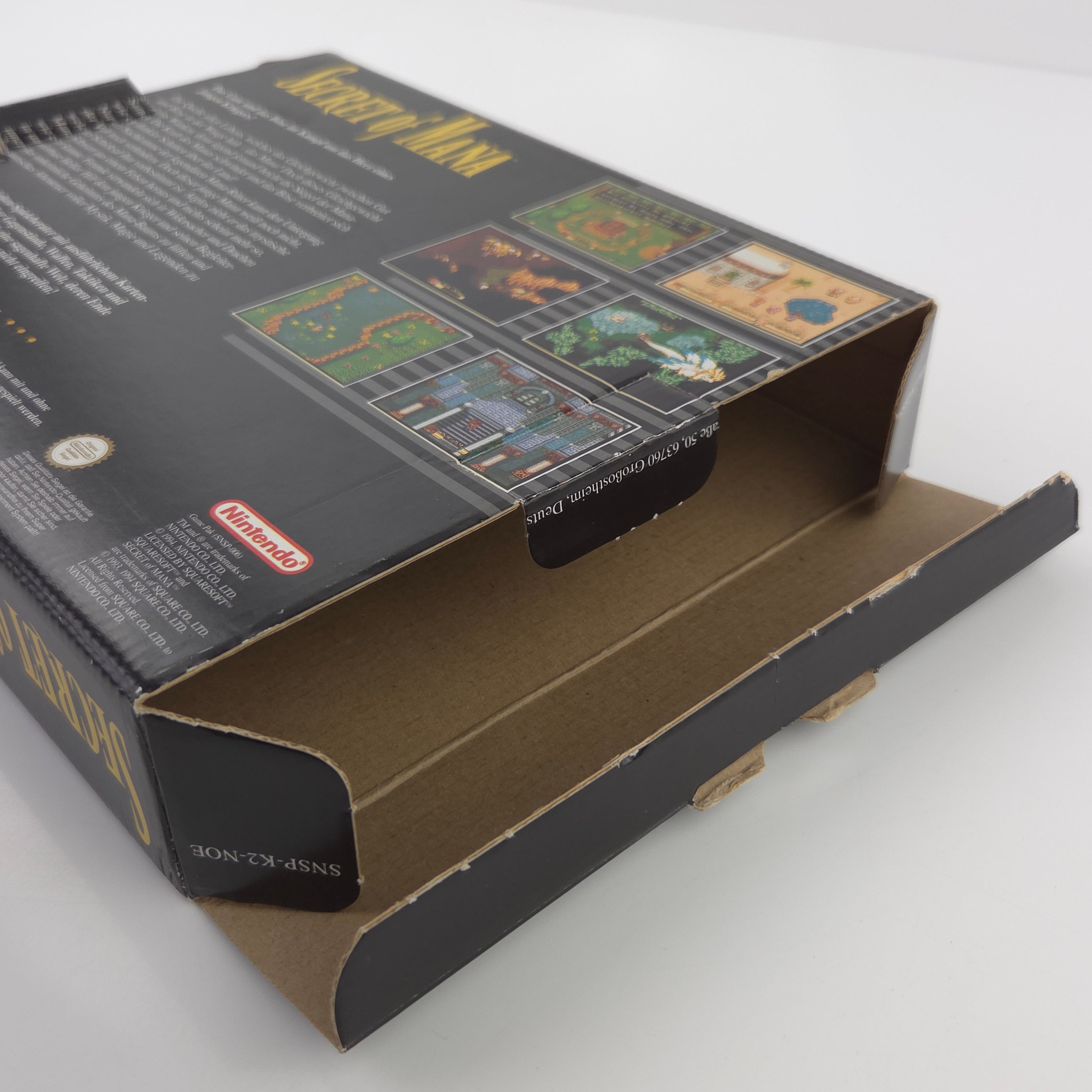 Super Nintendo Spiel : Secret of Mana - SNES Big Box OVP no Inlay / PAL NOE dt.