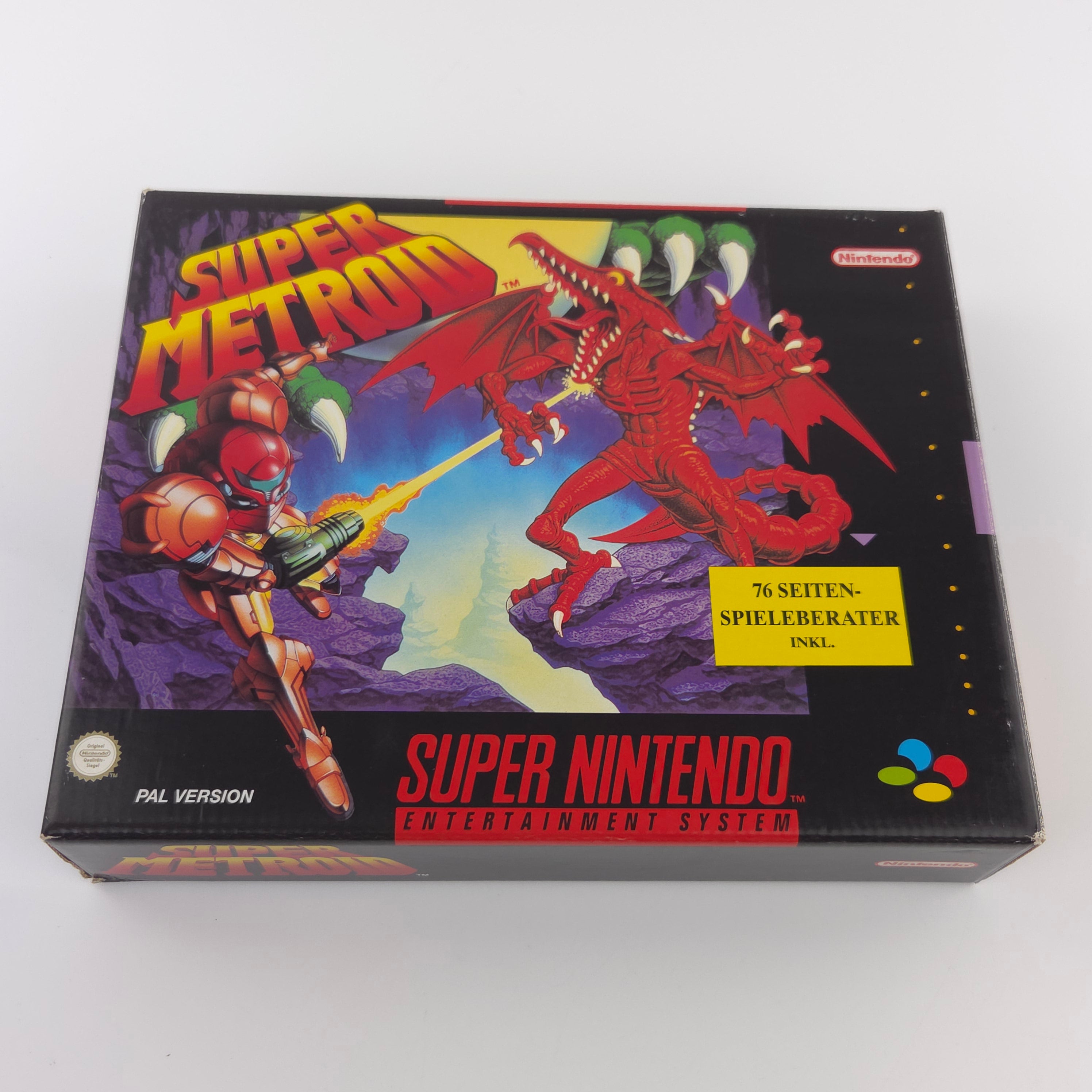 Super Nintendo Spiel : Super Metroid - SNES Big Box OVP no Inlay / PAL NOE dt.
