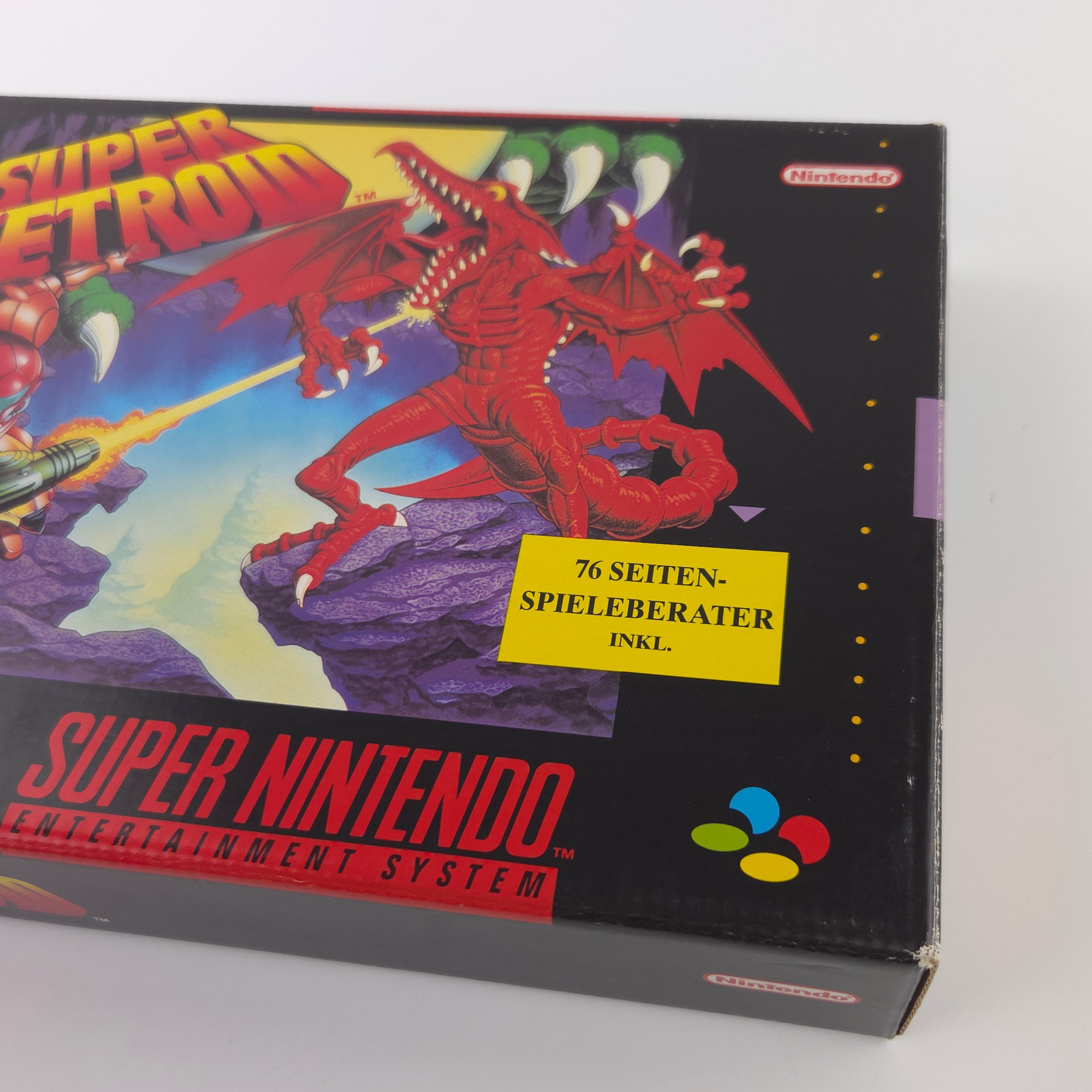 Super Nintendo Spiel : Super Metroid - SNES Big Box OVP no Inlay / PAL NOE dt.