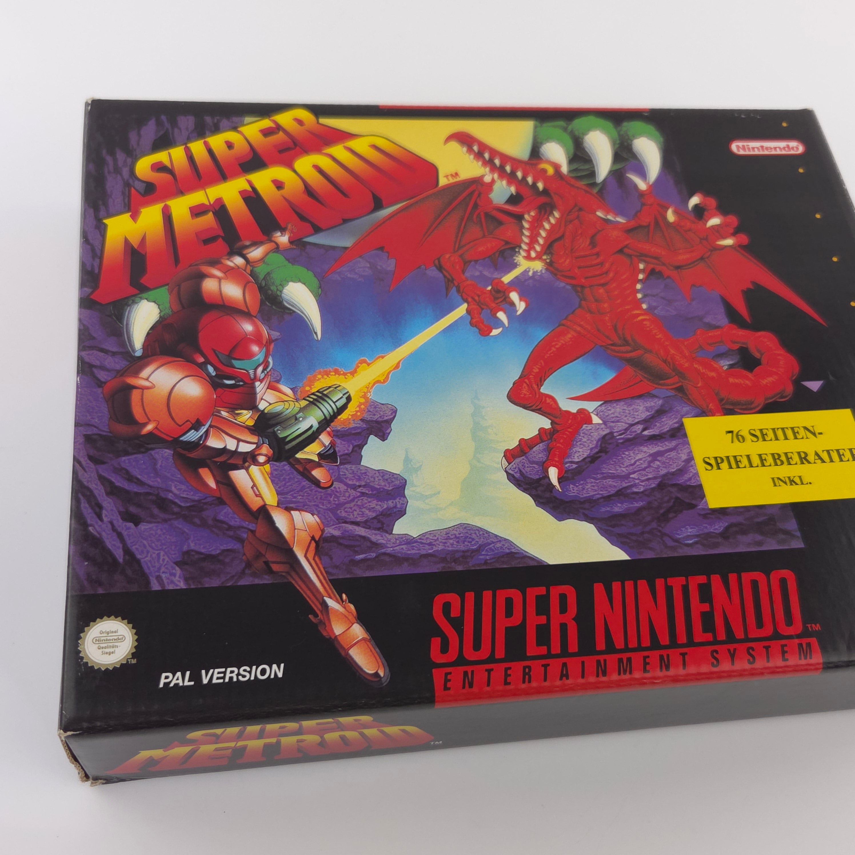 Super Nintendo Spiel : Super Metroid - SNES Big Box OVP no Inlay / PAL NOE dt.