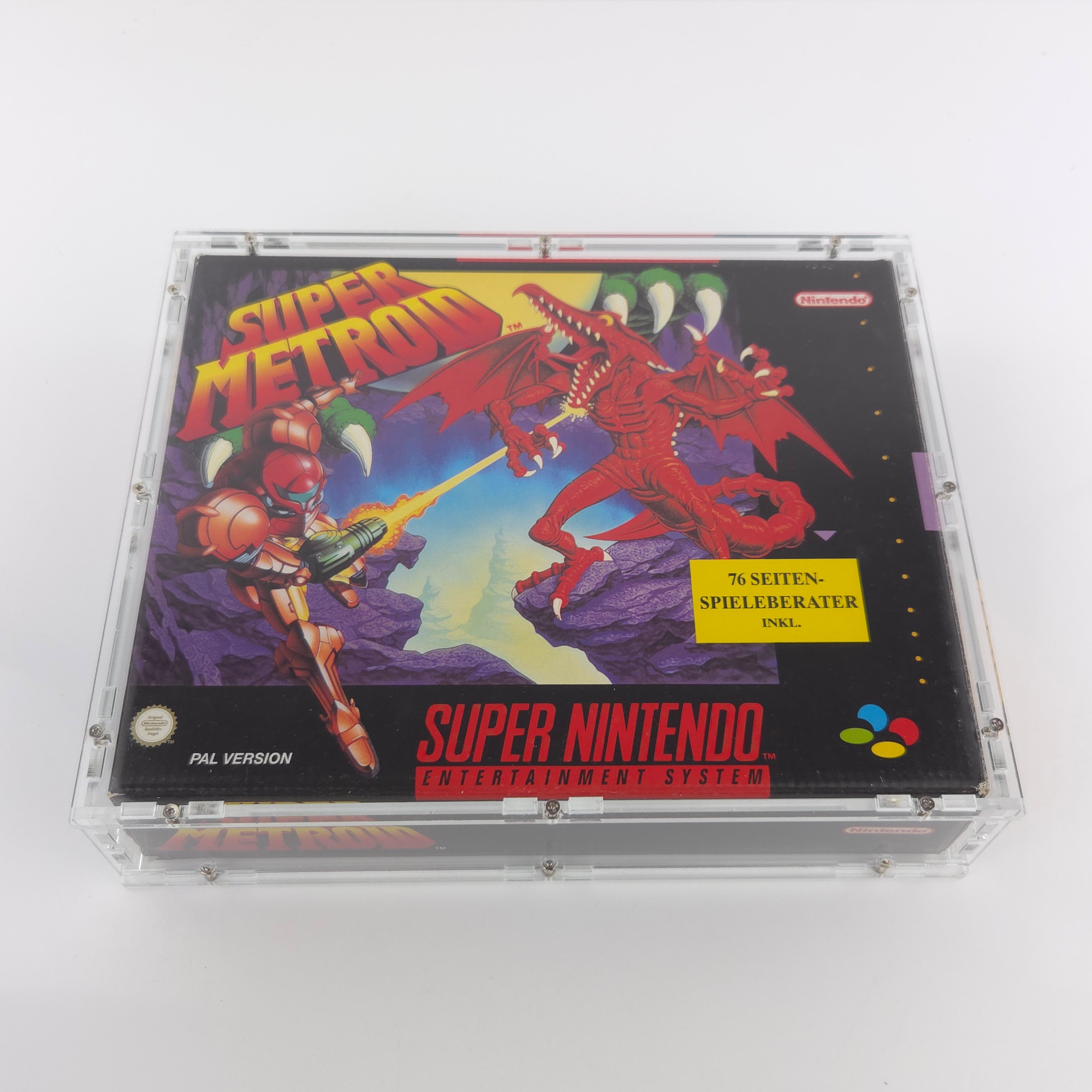 Super Nintendo Spiel : Super Metroid - SNES Big Box OVP no Inlay / PAL NOE dt.