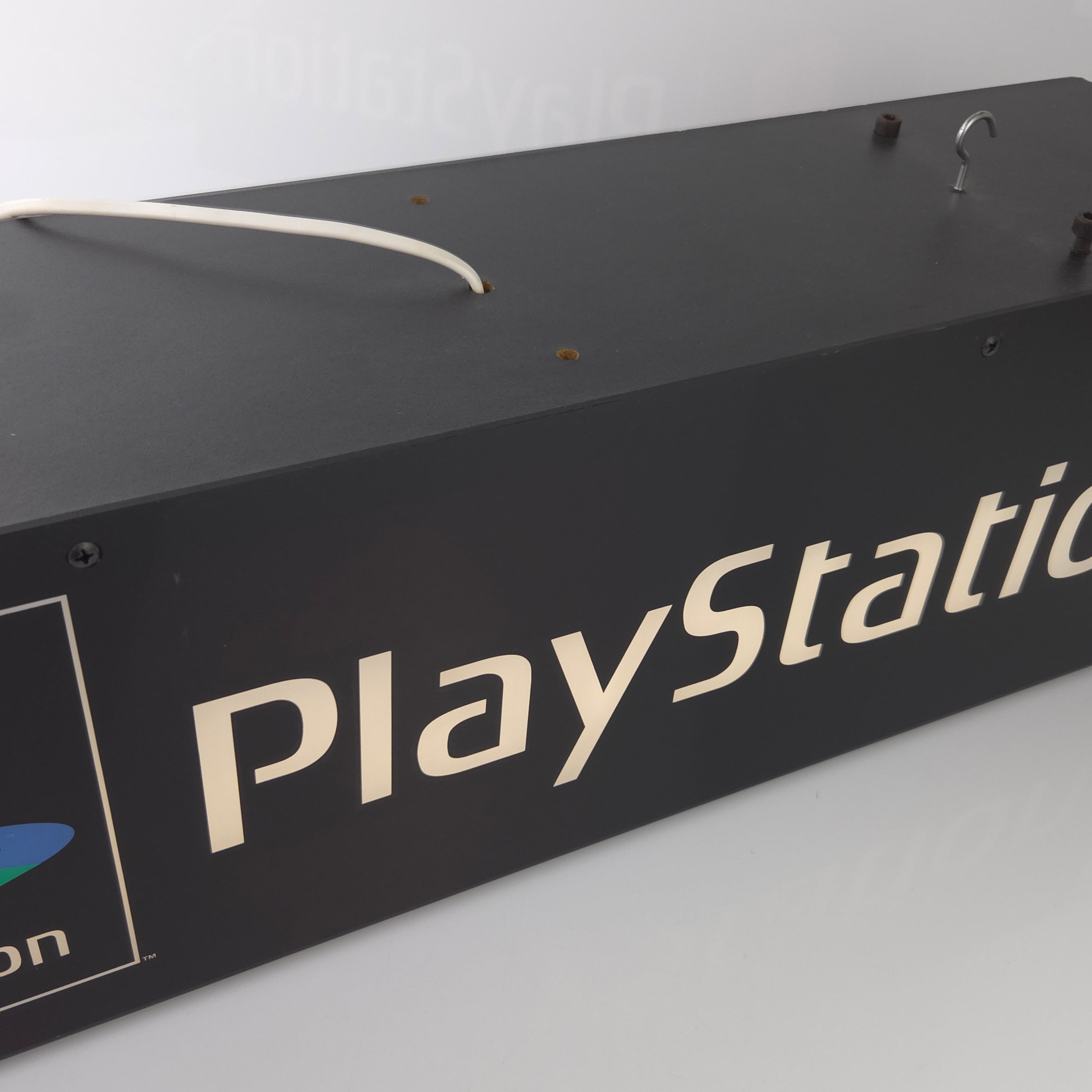 Playstation 1 Leuchtreklame / LightSign / Aufsteller PROMO Händler Kiosk PS1