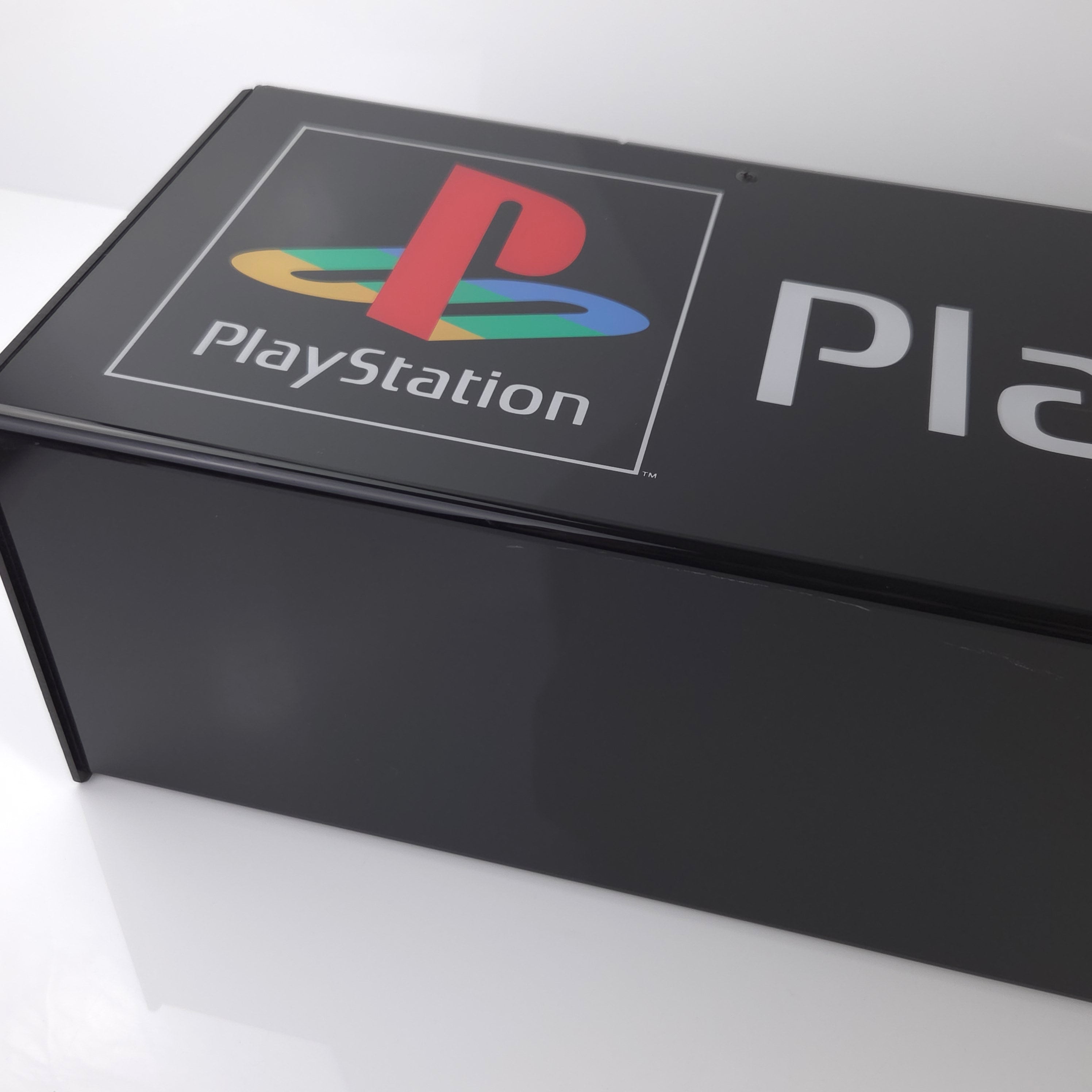 Playstation 1 Leuchtreklame / LightSign / Aufsteller PROMO Händler Kiosk PS1