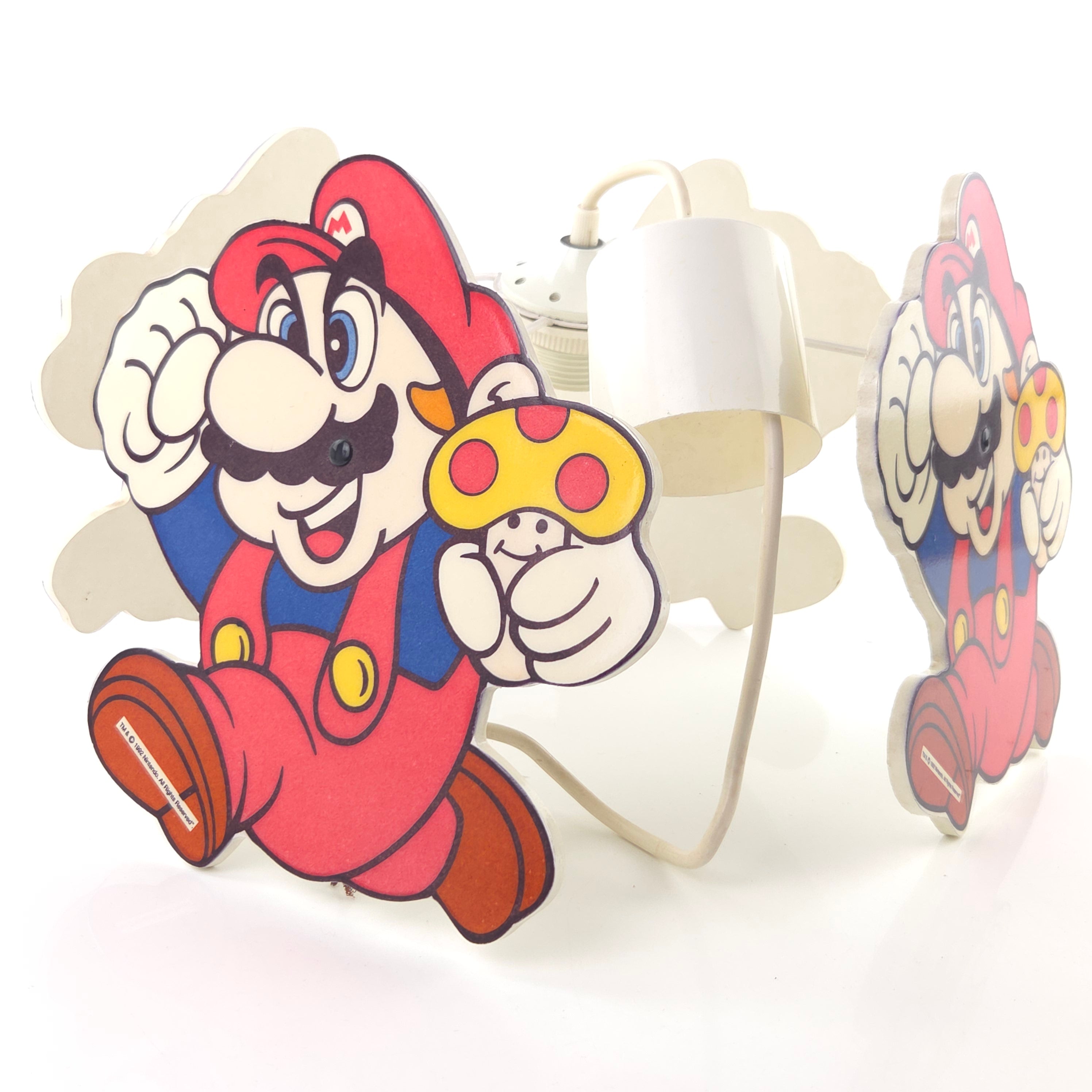 Super Mario Bros 2 Lampe von 1992 - Nintendo Reklame NES / Gameboy Ära SMB PROMO
