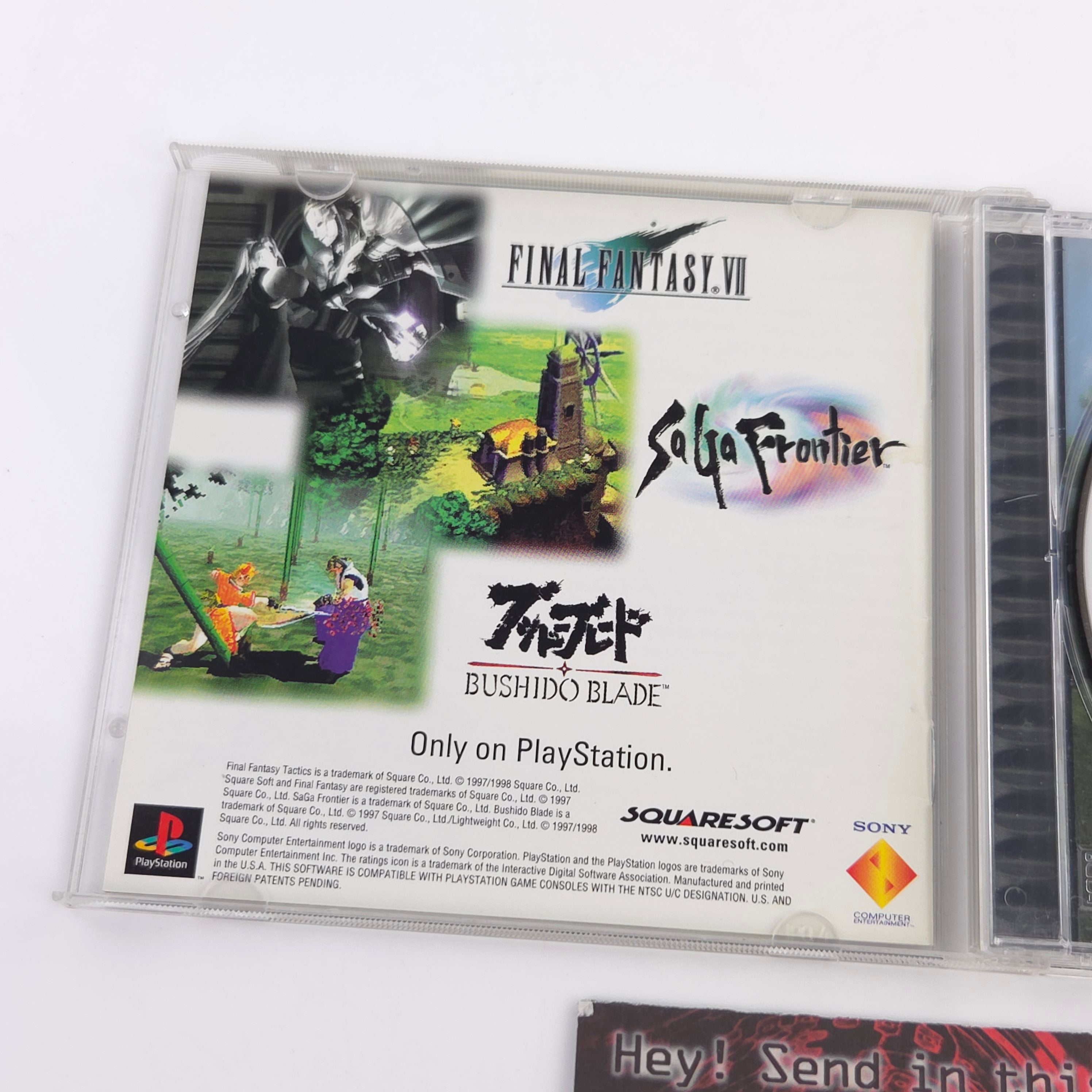 Sony Playstation 1 Spiel: Final Fantasy Tactics - PS1 PSX OVP (NTSC-U/C USA)