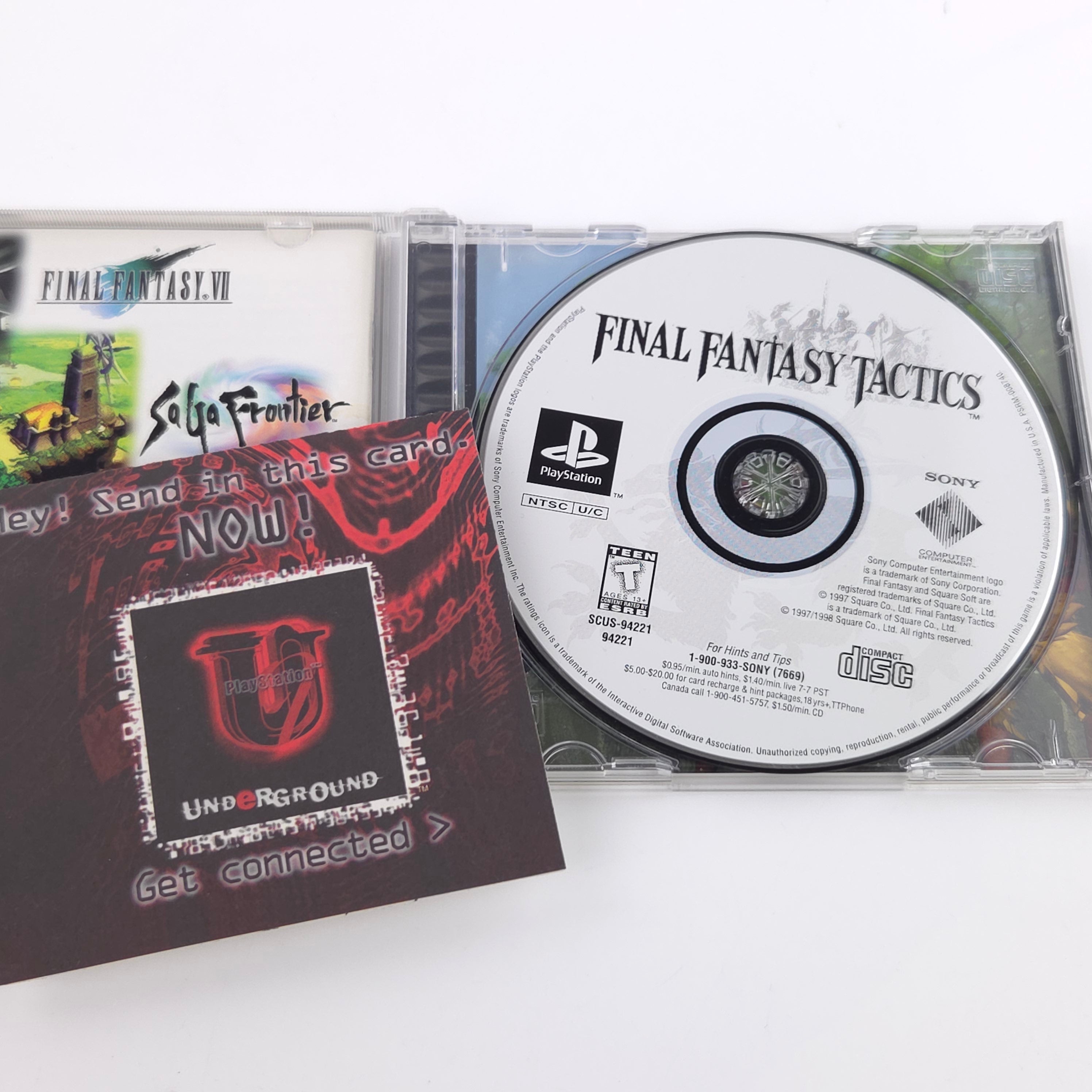 Sony Playstation 1 Spiel: Final Fantasy Tactics - PS1 PSX OVP (NTSC-U/C USA)