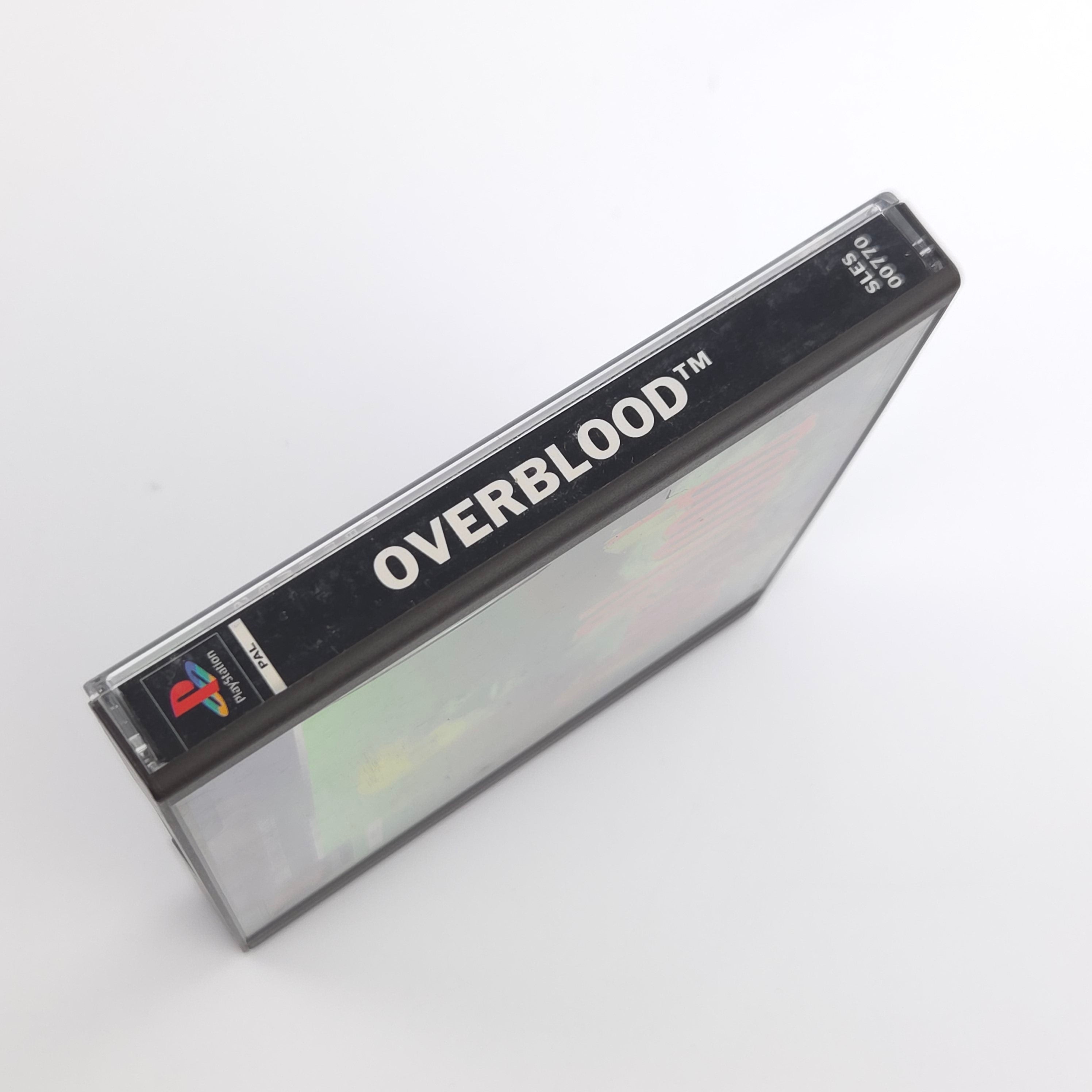 Sony Playstation 1 Spiel: Over Blood a 3-D Sci-Fi Adventure - PS1 PSX OVP (PAL)