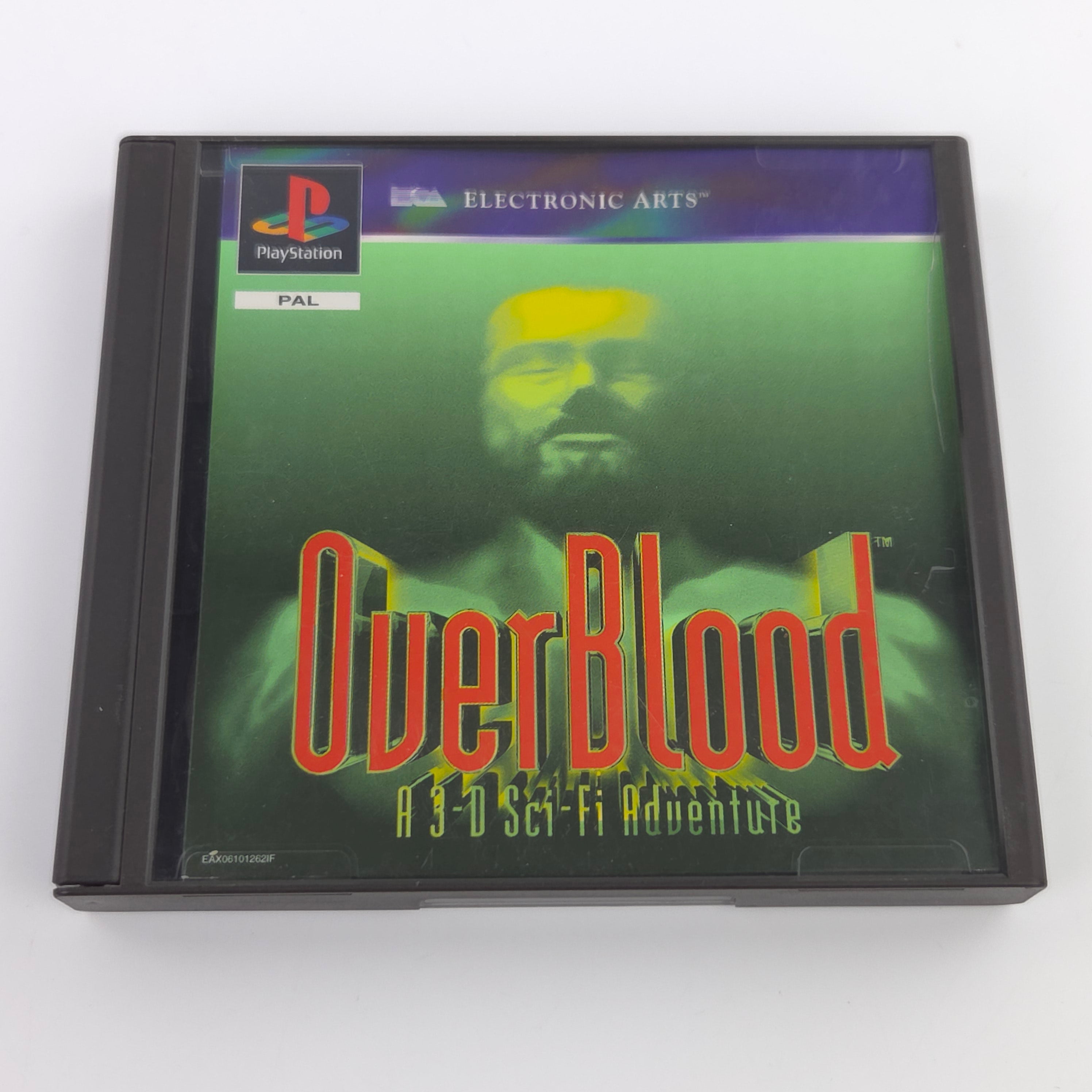 Sony Playstation 1 Spiel: Over Blood a 3-D Sci-Fi Adventure - PS1 PSX OVP (PAL)