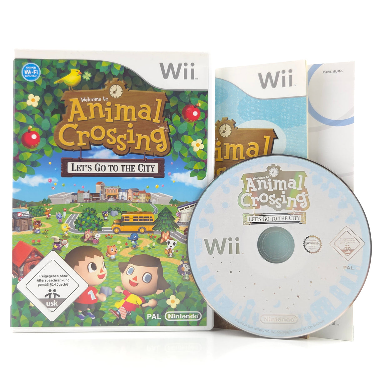 Nintendo Wii Spiel: Animal Crossing Let´s Go the City - OVP (PAL DE)