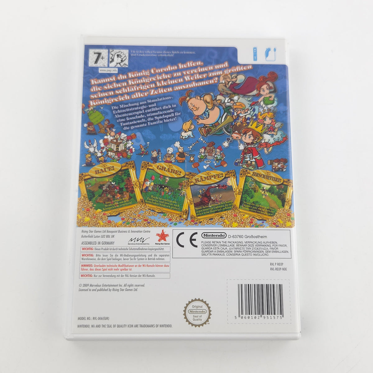 Nintendo Wii Spiel: Little King´s Story - CD Anleitung OVP (PAL DE)
