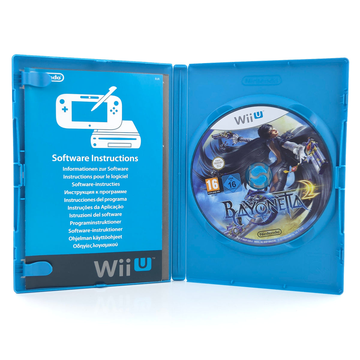 Nintendo Wii U Spiel: Bayonetta 2 - CD Anleitung OVP (PAL DE)