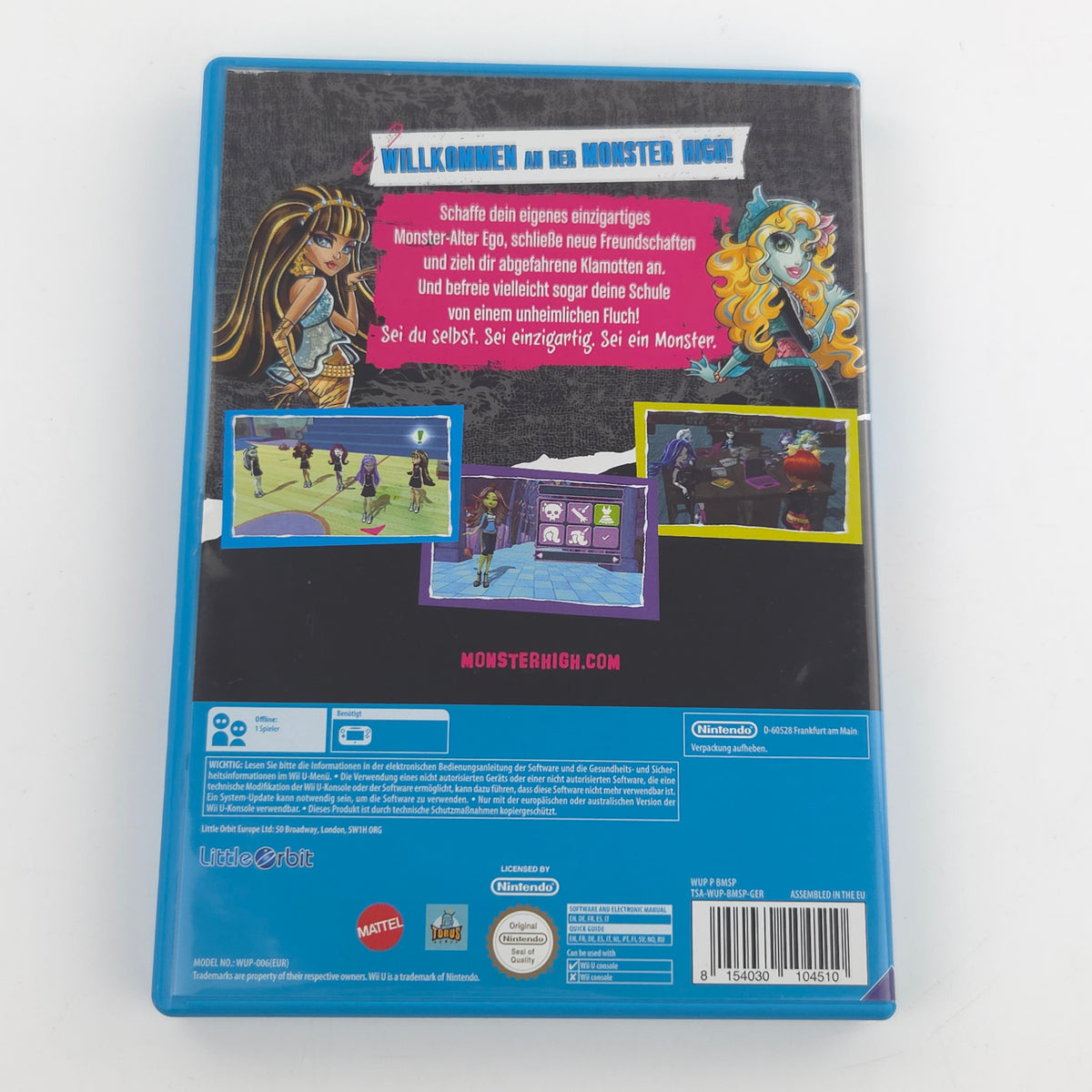 Nintendo Wii U Spiel: Monster High Aller Anfang ist schwer - OVP (PAL EUR)
