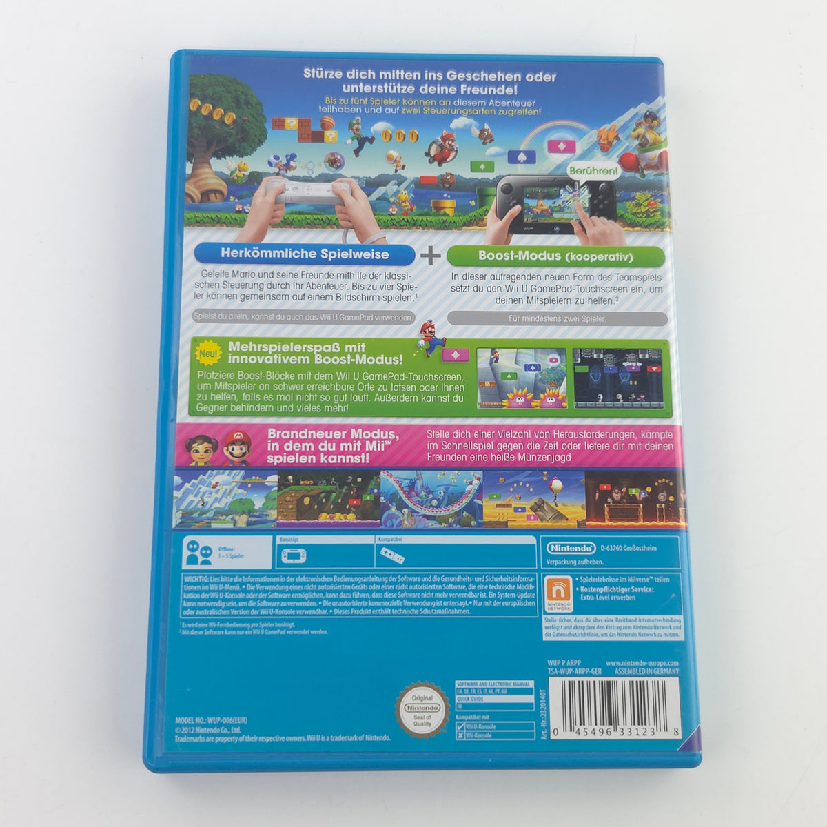 Nintendo Wii U Spiel: New Super Mario Bros. U - OVP (PAL DE)
