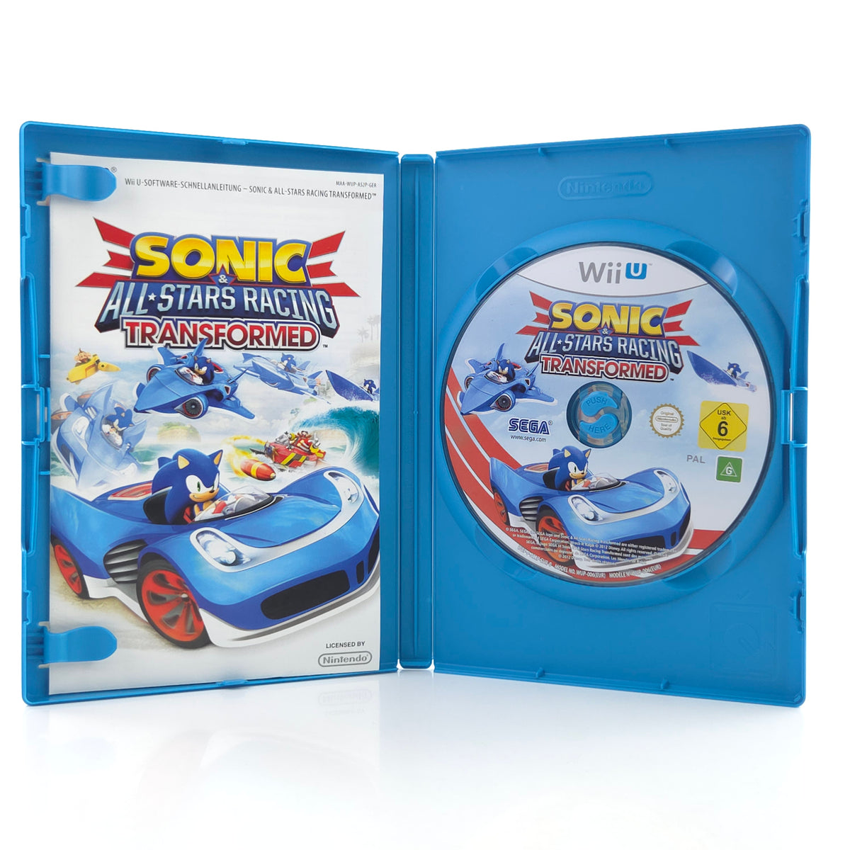 Nintendo Wii U Spiel: Sonic All Stars Racing Transformed - OVP (PAL DE)