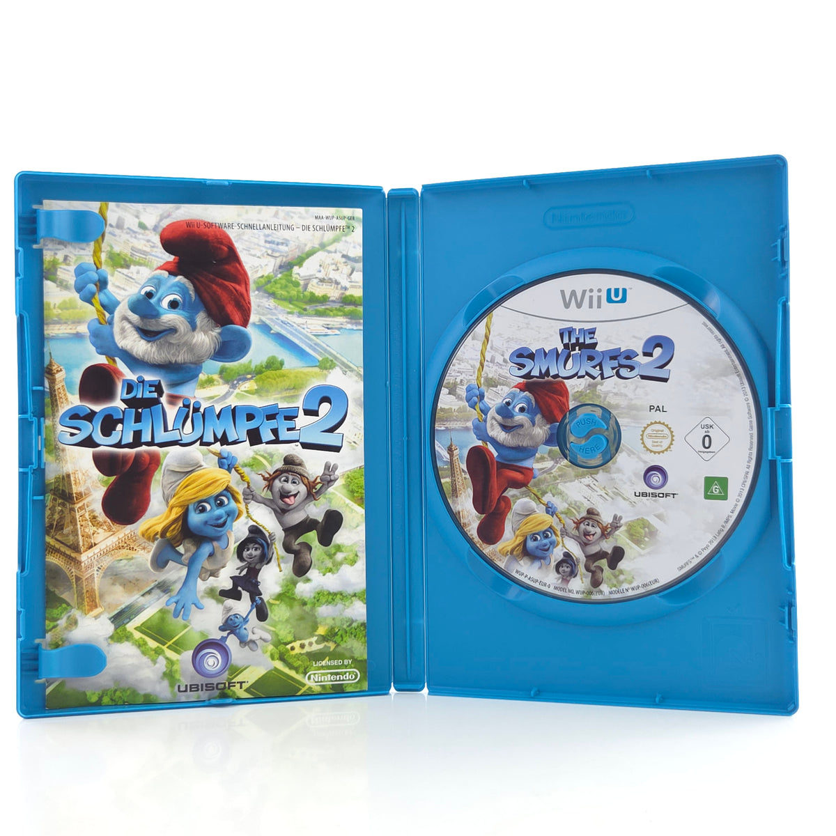 Nintendo Wii U Spiel: Die Schlümpfe 2 The Smurfs - CD Anleitung OVP (PAL DE)